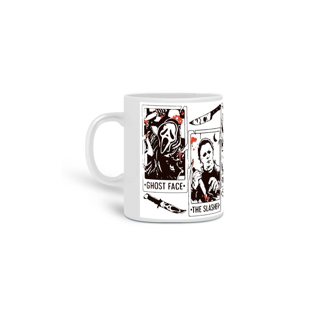 Nome do produto: Caneca - Mestres do Terror Cartas