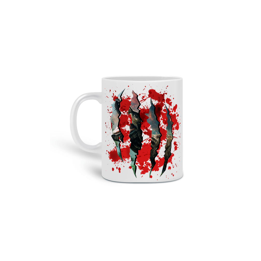 Nome do produto: Caneca - Dinossauro Garras