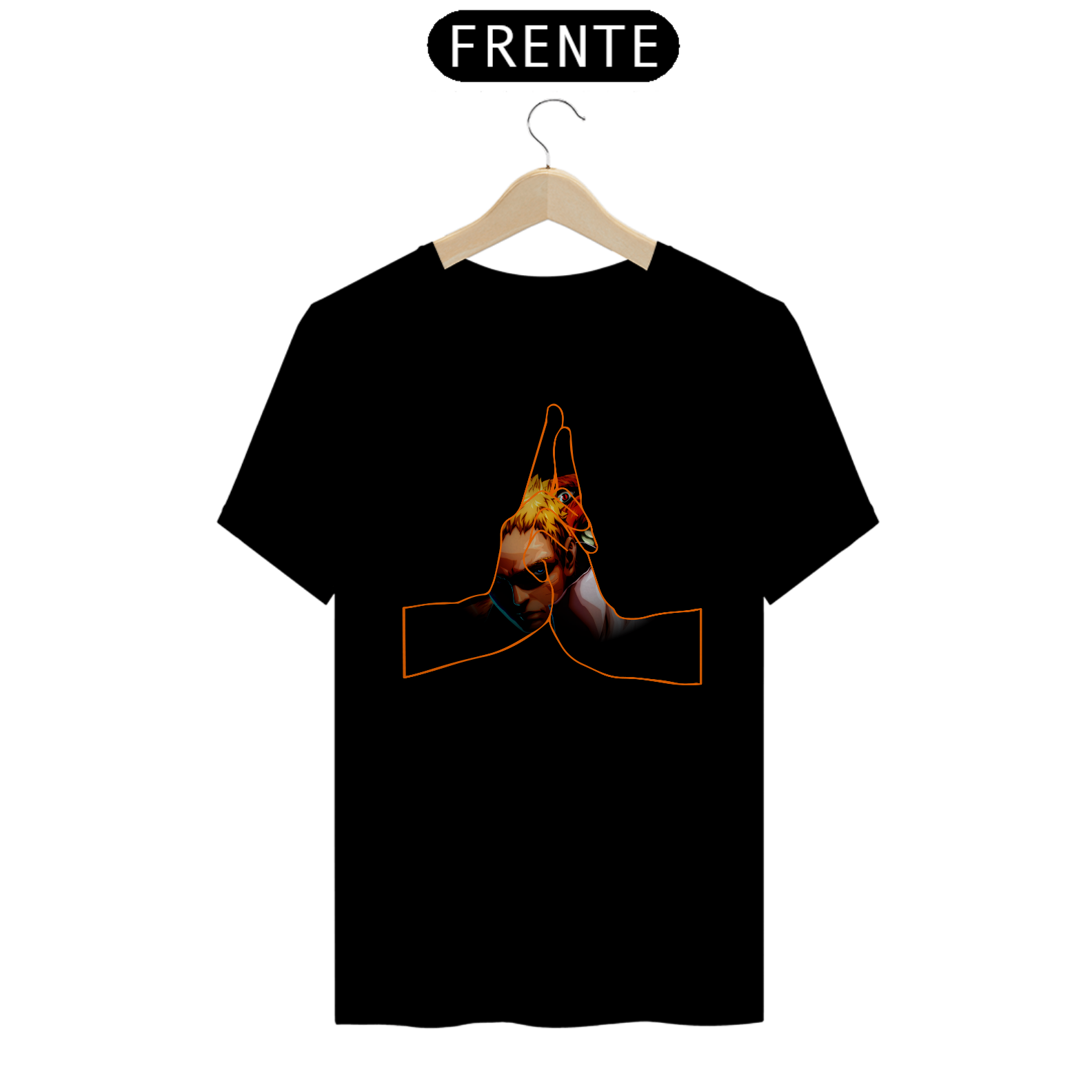 Nome do produto: Camiseta - Naruto e Kurama