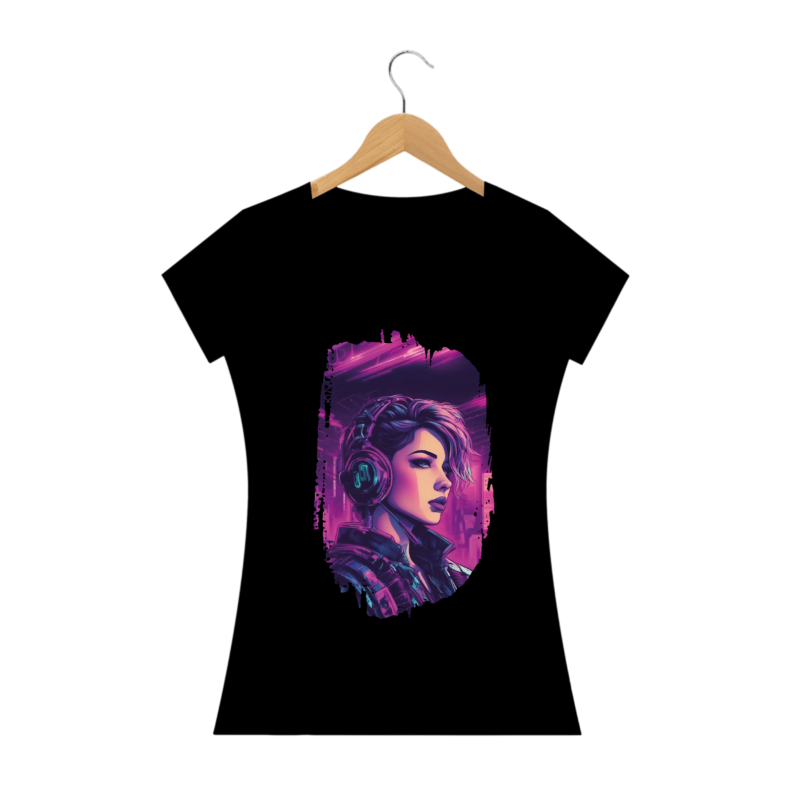 Nome do produto: Camiseta - Girl Cyberpunk-02