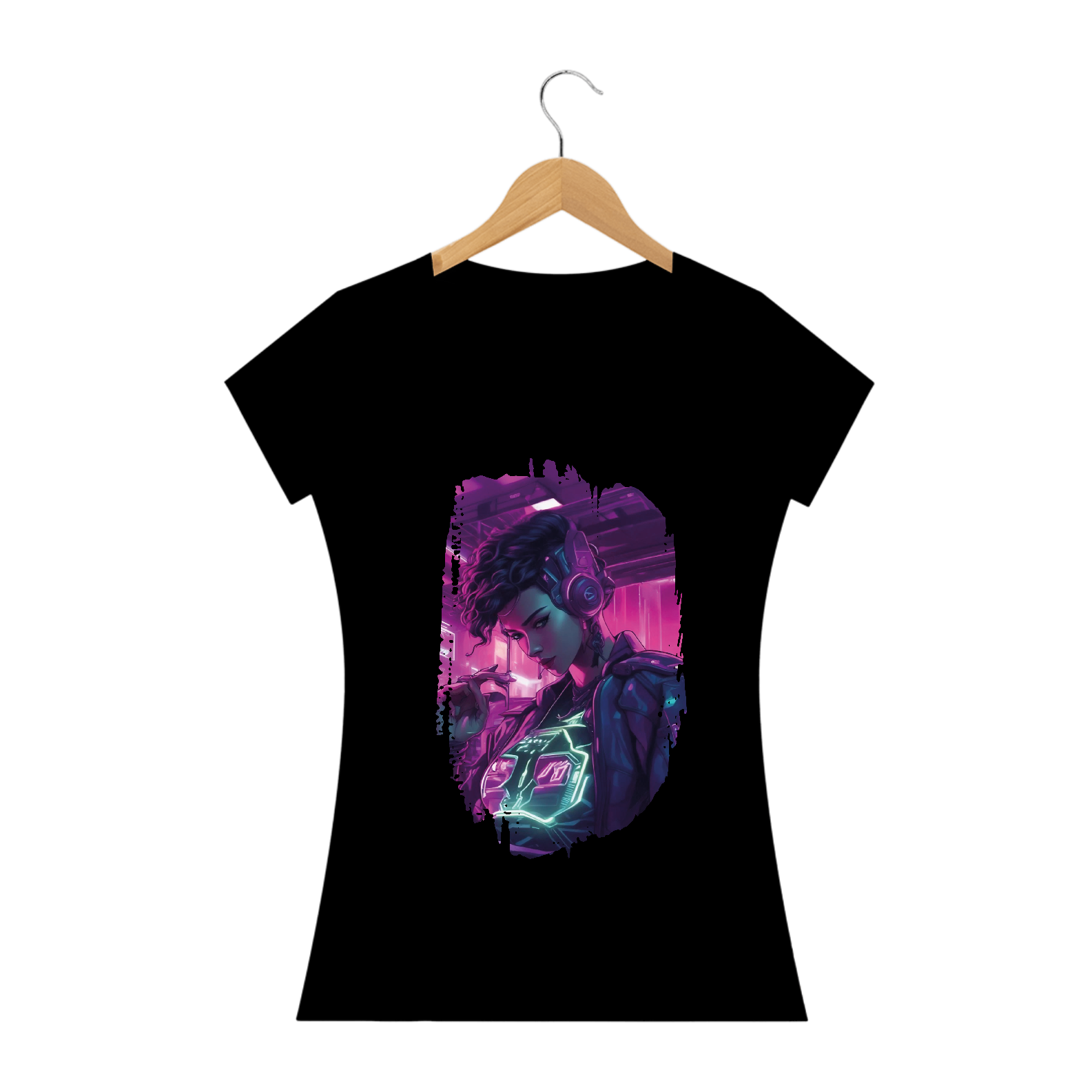 Nome do produto: Camiseta - Girl Cyberpunk-03