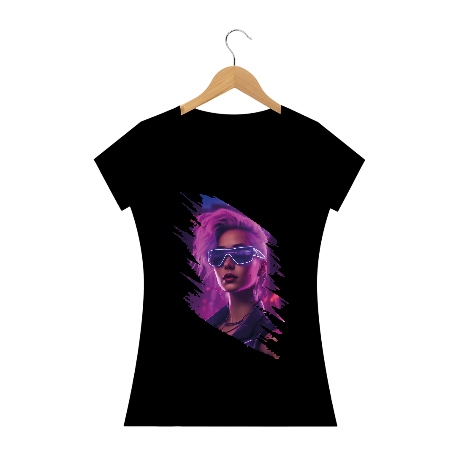 Nome do produto: Camiseta - Girl Cyberpunk-04
