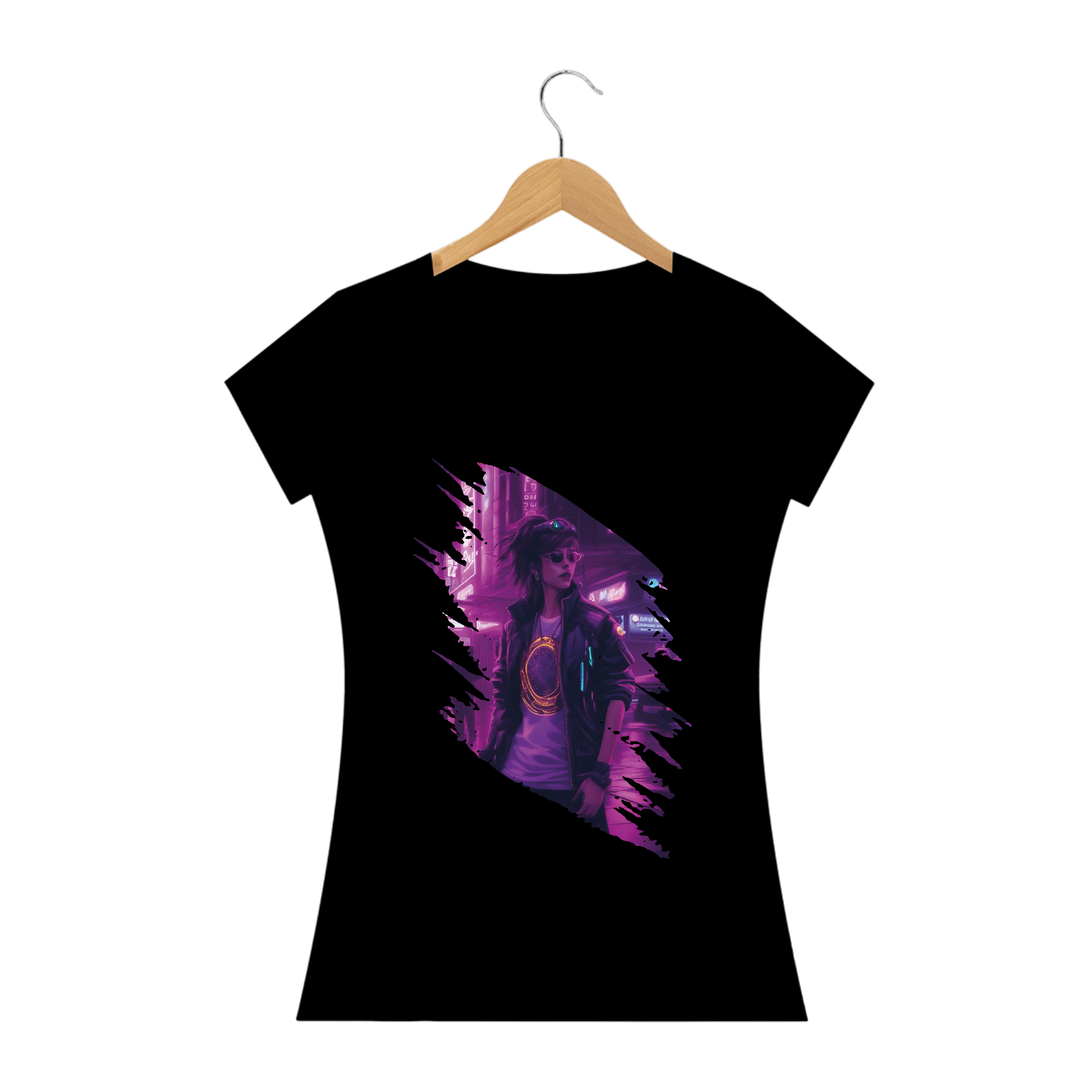 Nome do produto: Camiseta - Girl Cyberpunk-06