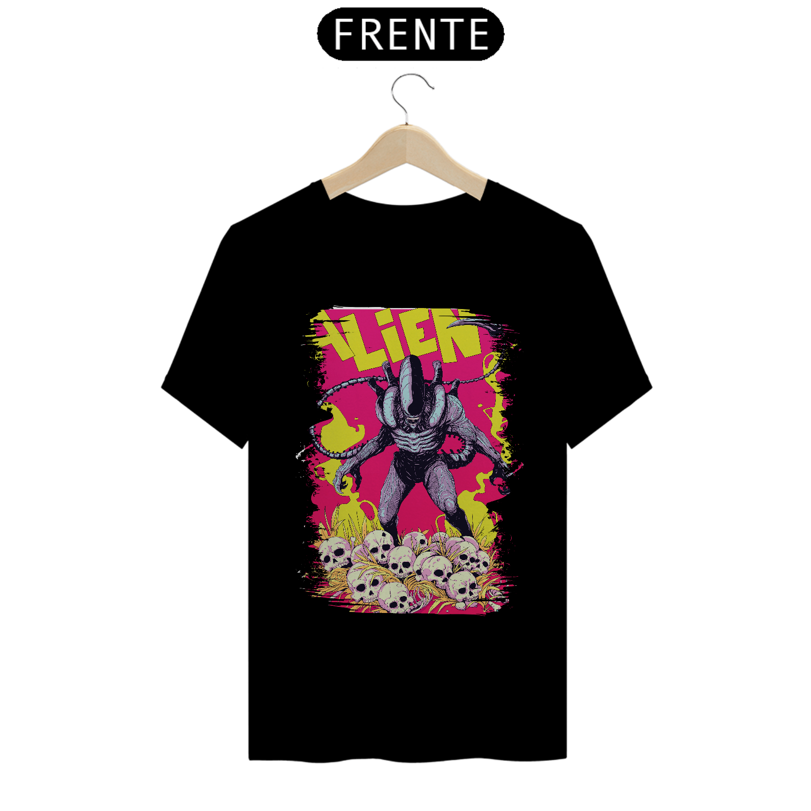 Nome do produto: Camiseta - Alien Skull