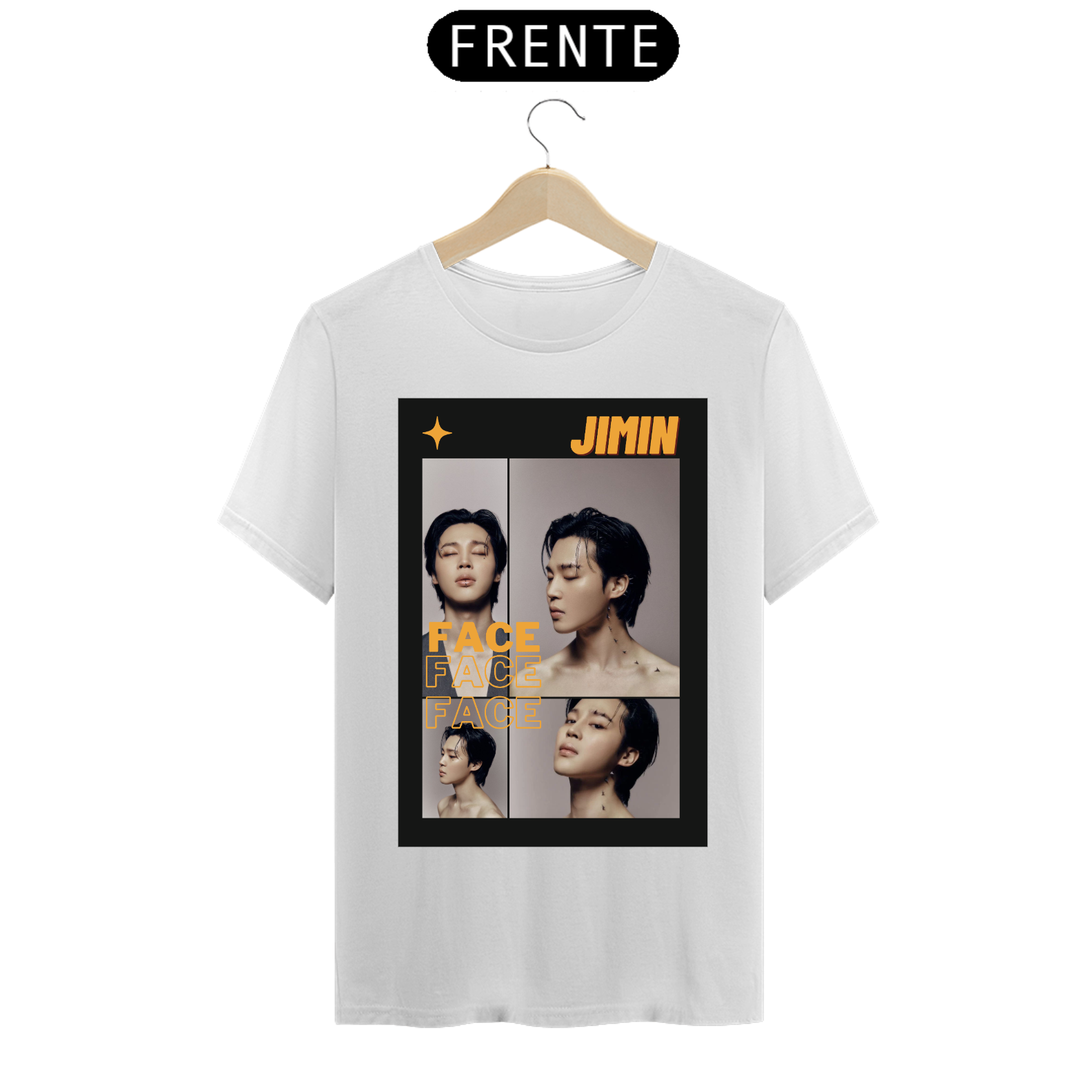 Nome do produto: Camiseta Face