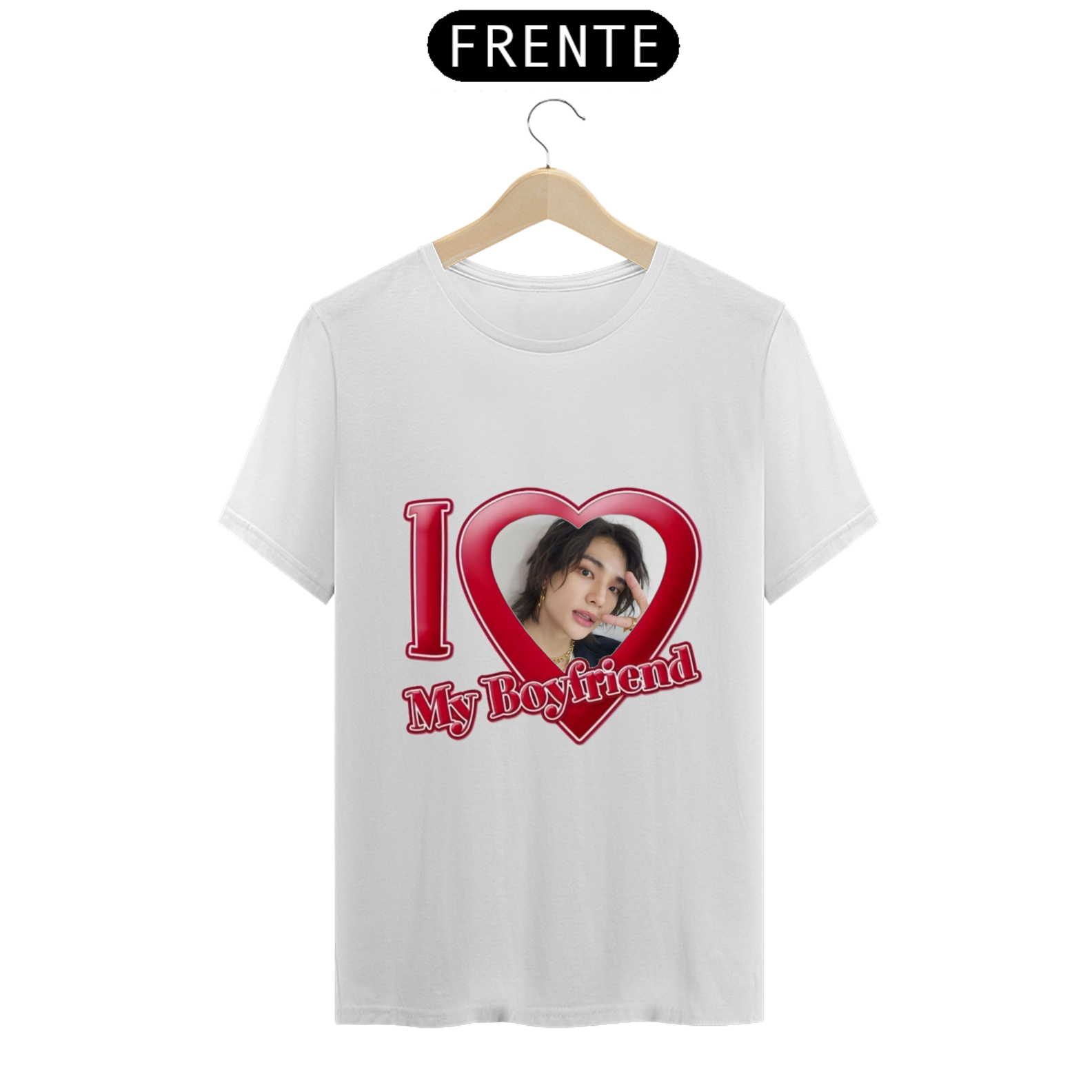 Nome do produto: Camiseta boyfriend HYUNJIN