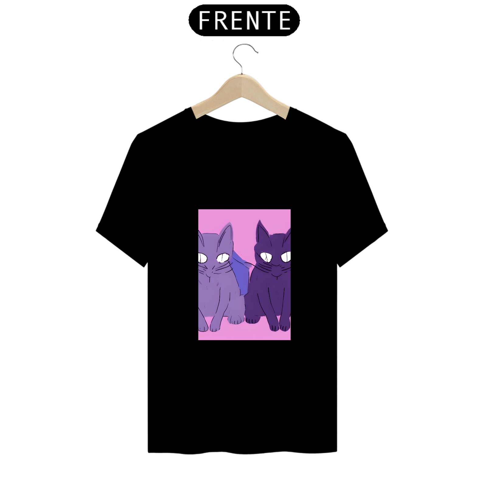 Nome do produto:  Camiseta de Rostinhos Purrfeitos