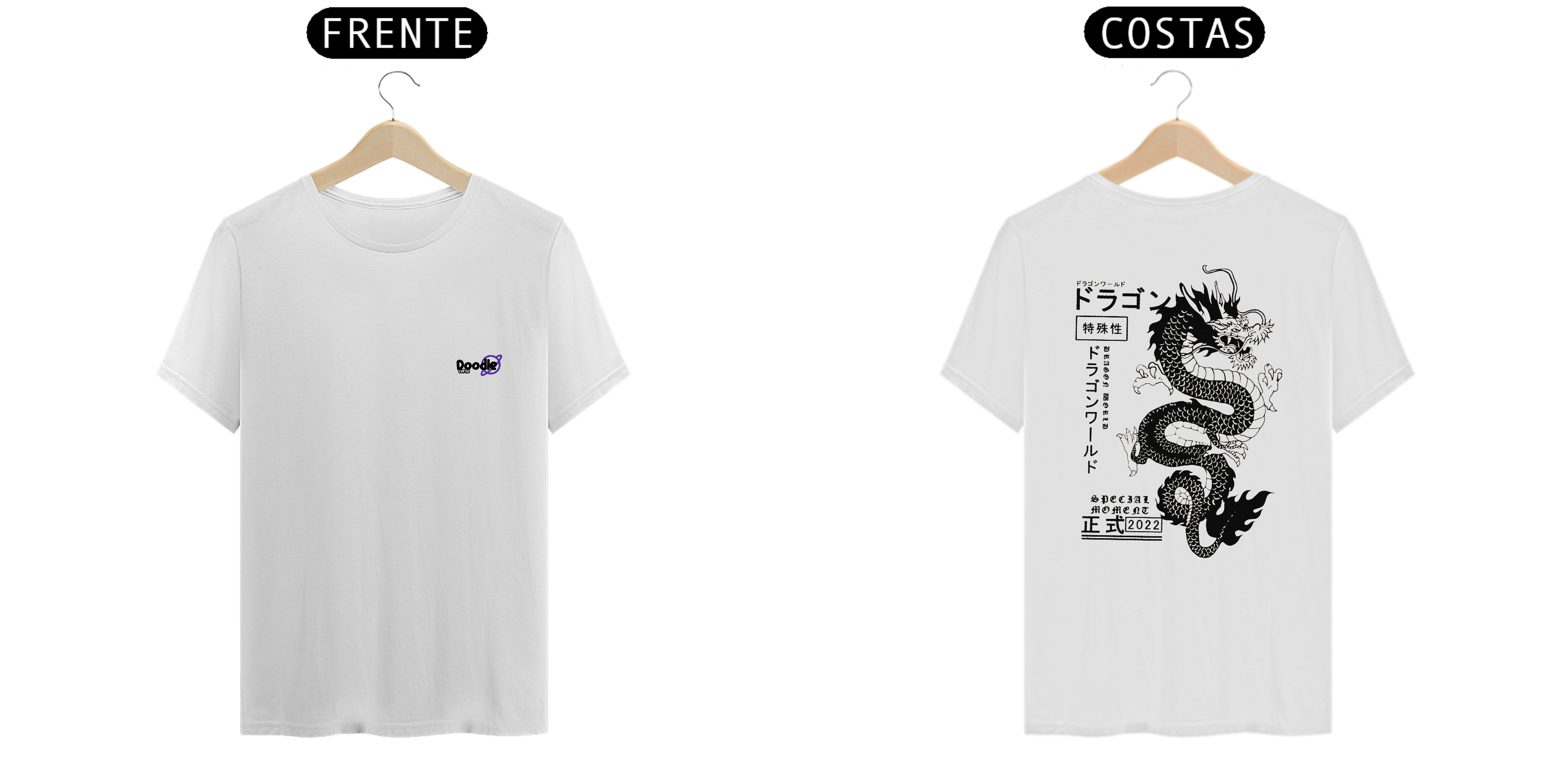 Nome do produto: Camisa T-SHIRT QUALITY- Dragão japones