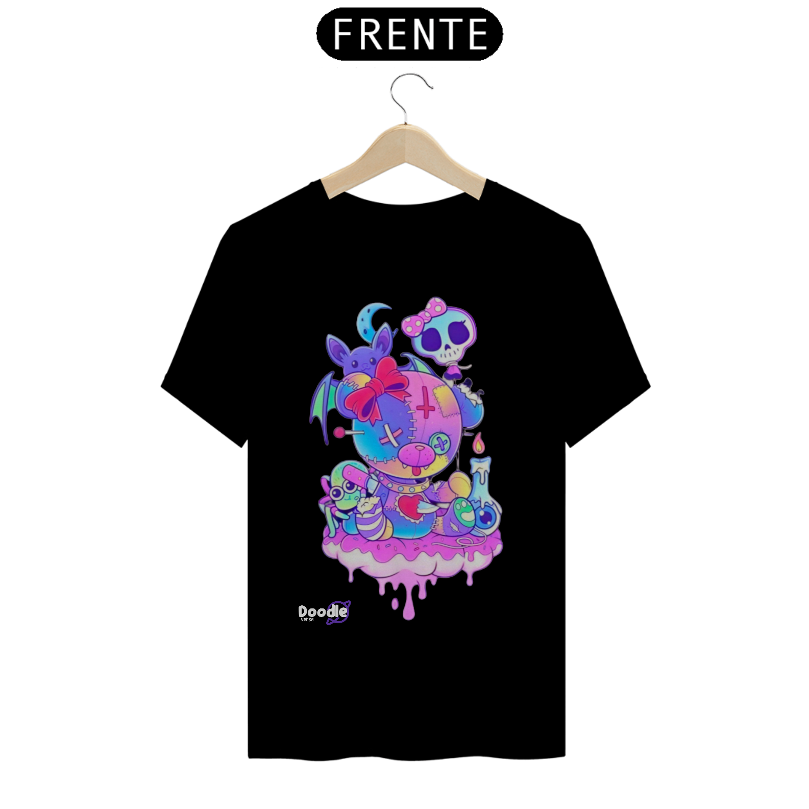 Nome do produto: Camisa T-SHIRT QUALITY- CANDY BEAR