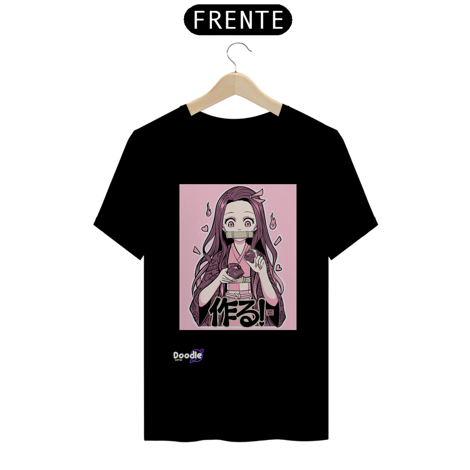 Nome do produto: Camisa T-SHIRT QUALITY- Nezuko