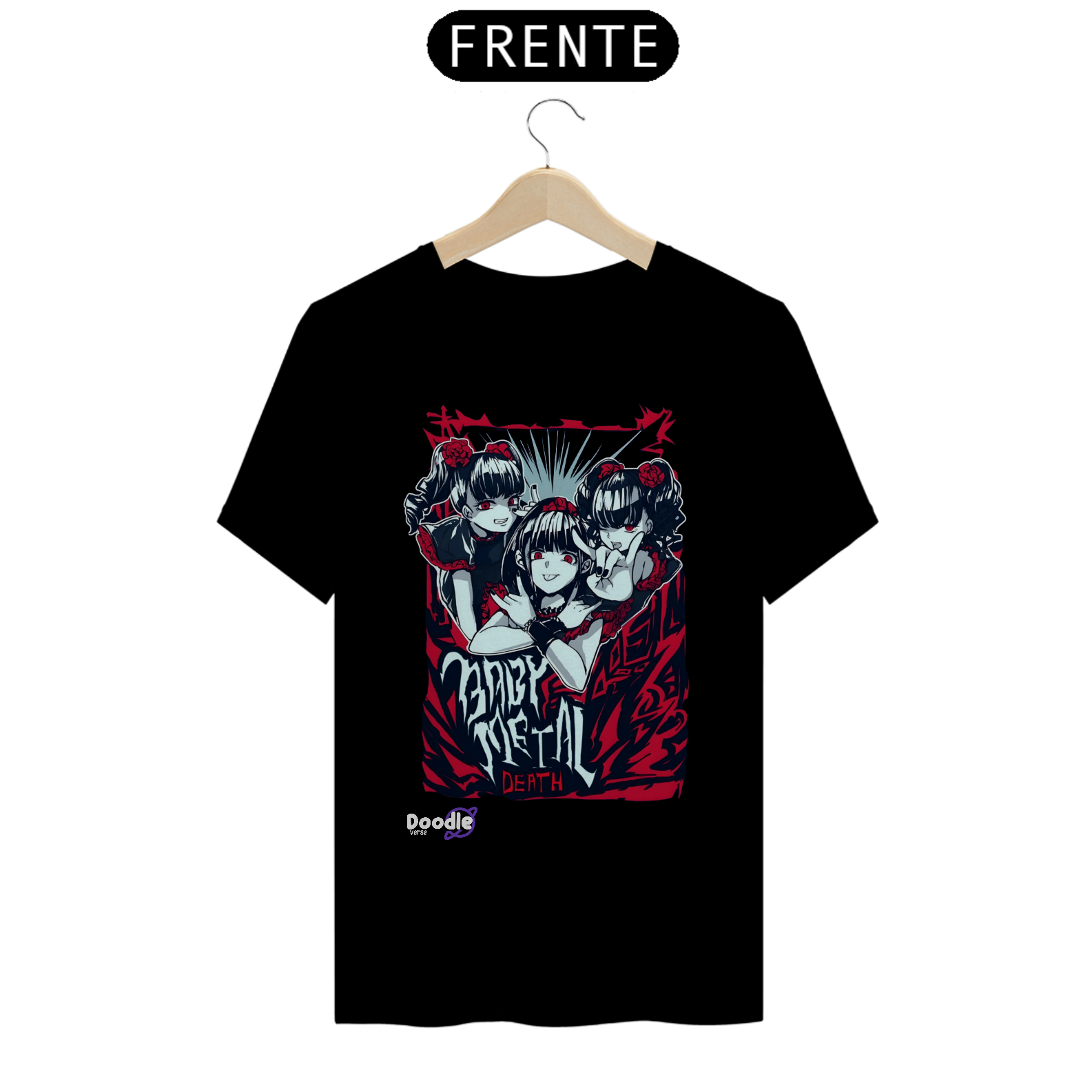 Nome do produto: Camisa T-SHIRT QUALITY- Baby Metal