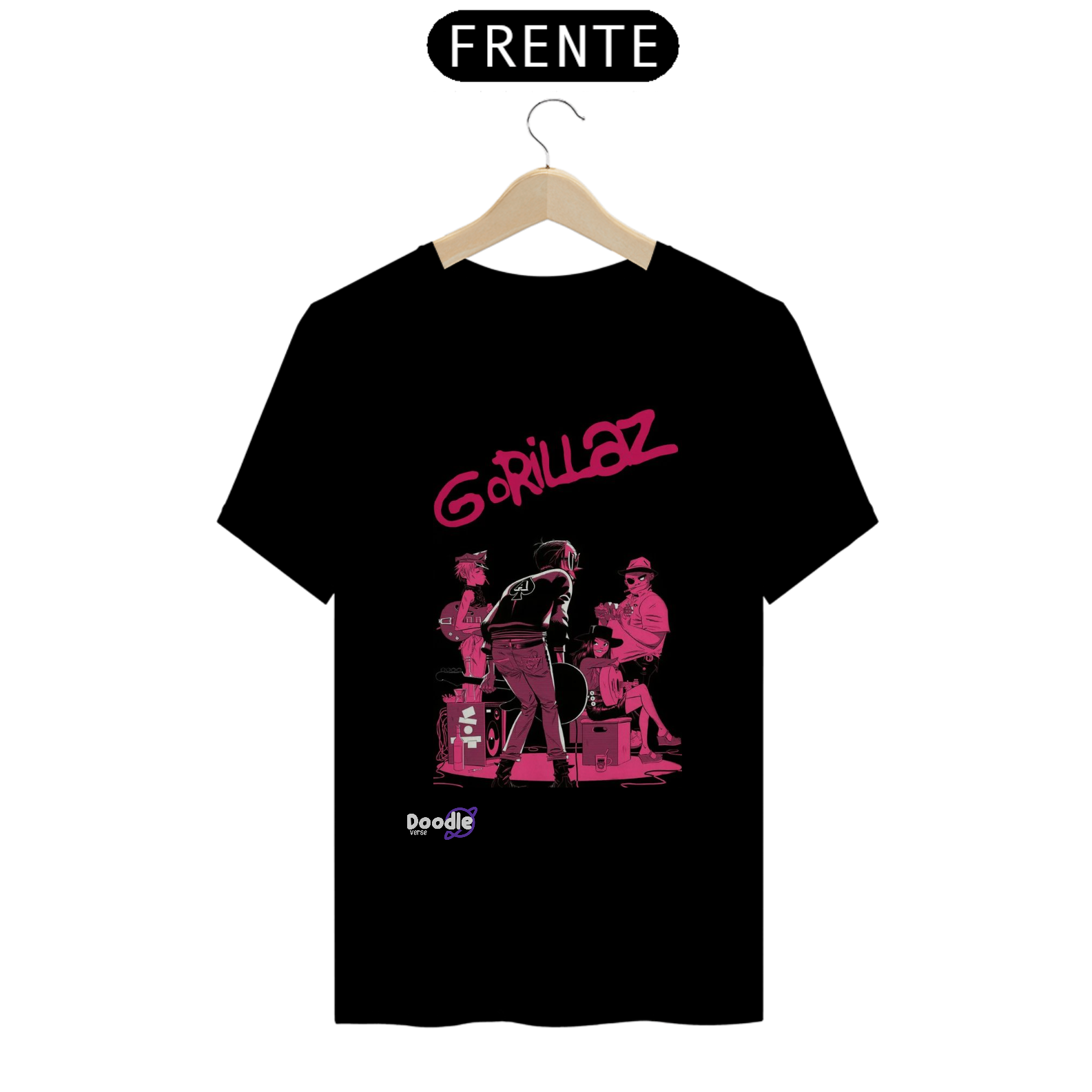 Nome do produto: Camisa T-SHIRT QUALITY- Gorillaz