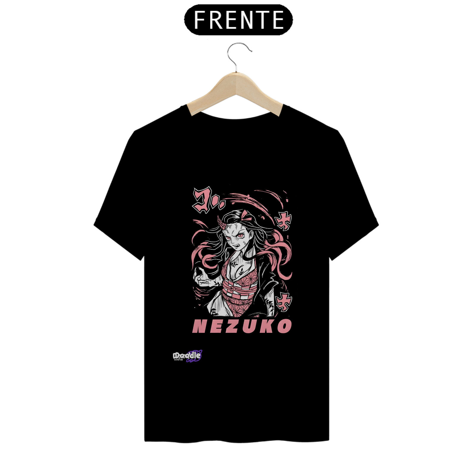 Nome do produto: Camisa T-SHIRT QUALITY- NEZUKO