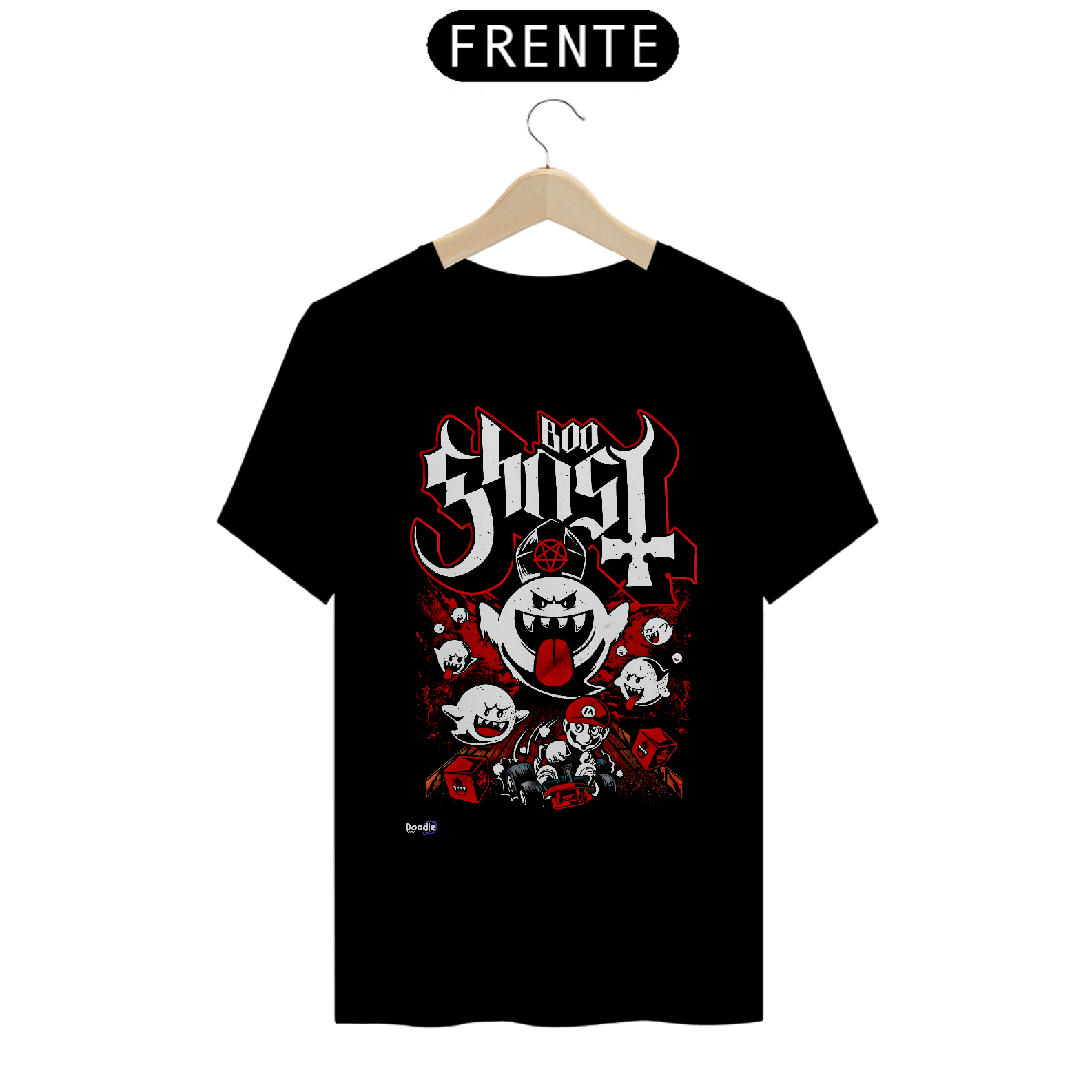 Nome do produto: Camisa T-SHIRT QUALITY- Boo Ghost