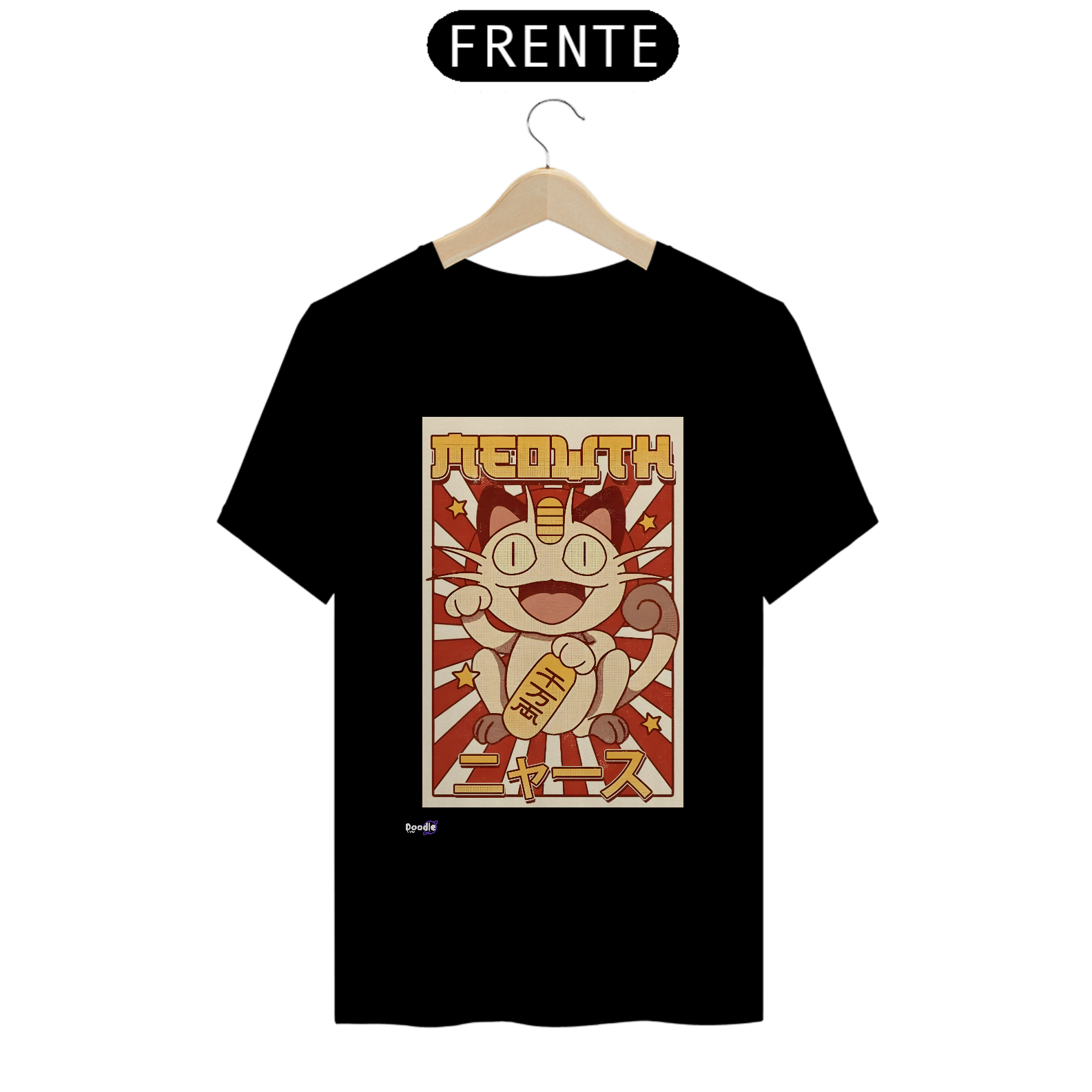 Nome do produto: Camisa T-SHIRT QUALITY- MEOWTH