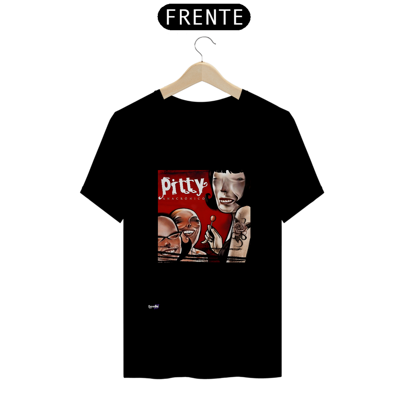 Nome do produto: Camisa T-SHIRT QUALITY- Pitty- anacrônico
