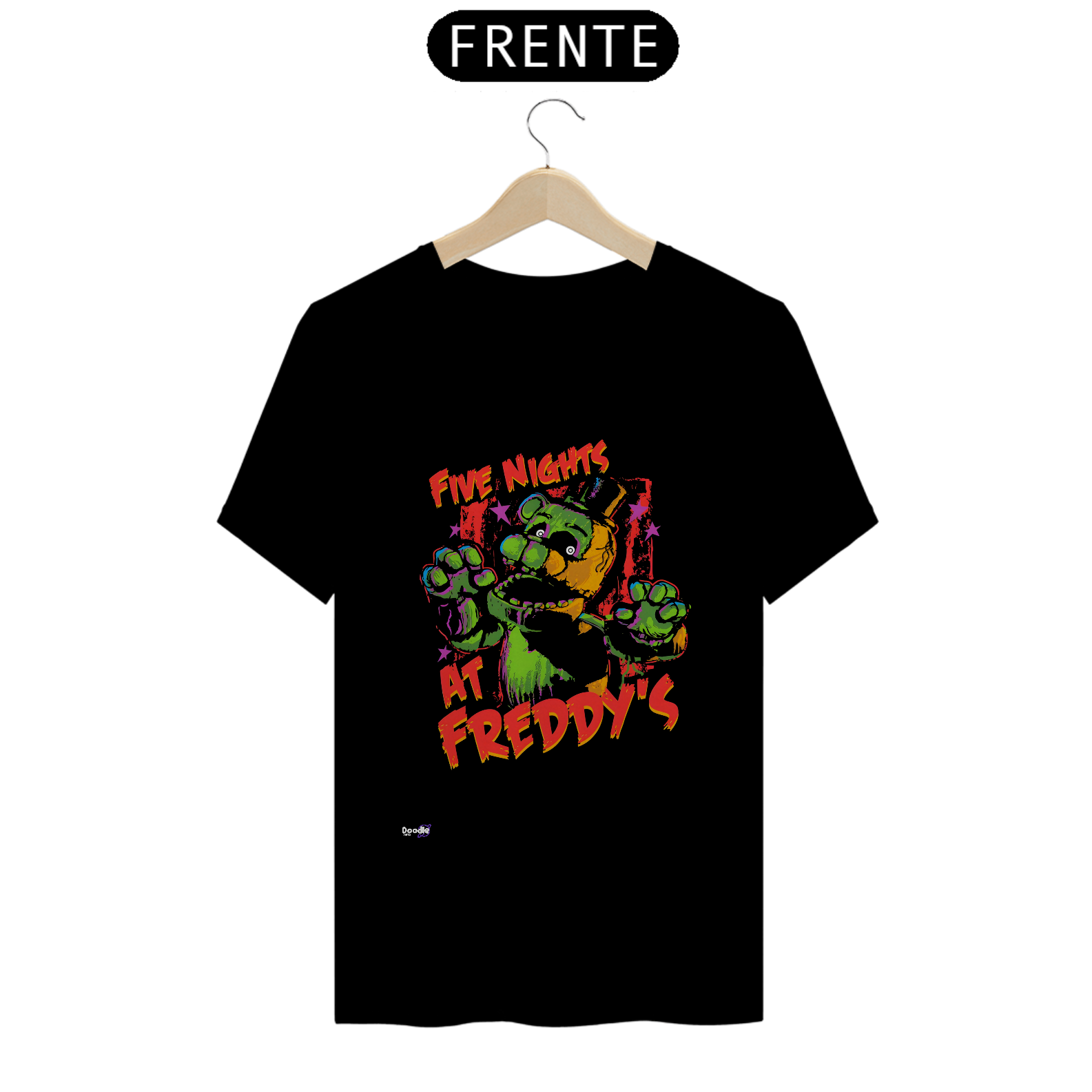 Nome do produto: Camisa T-SHIRT QUALITY- Five Nights at Freddy\'s