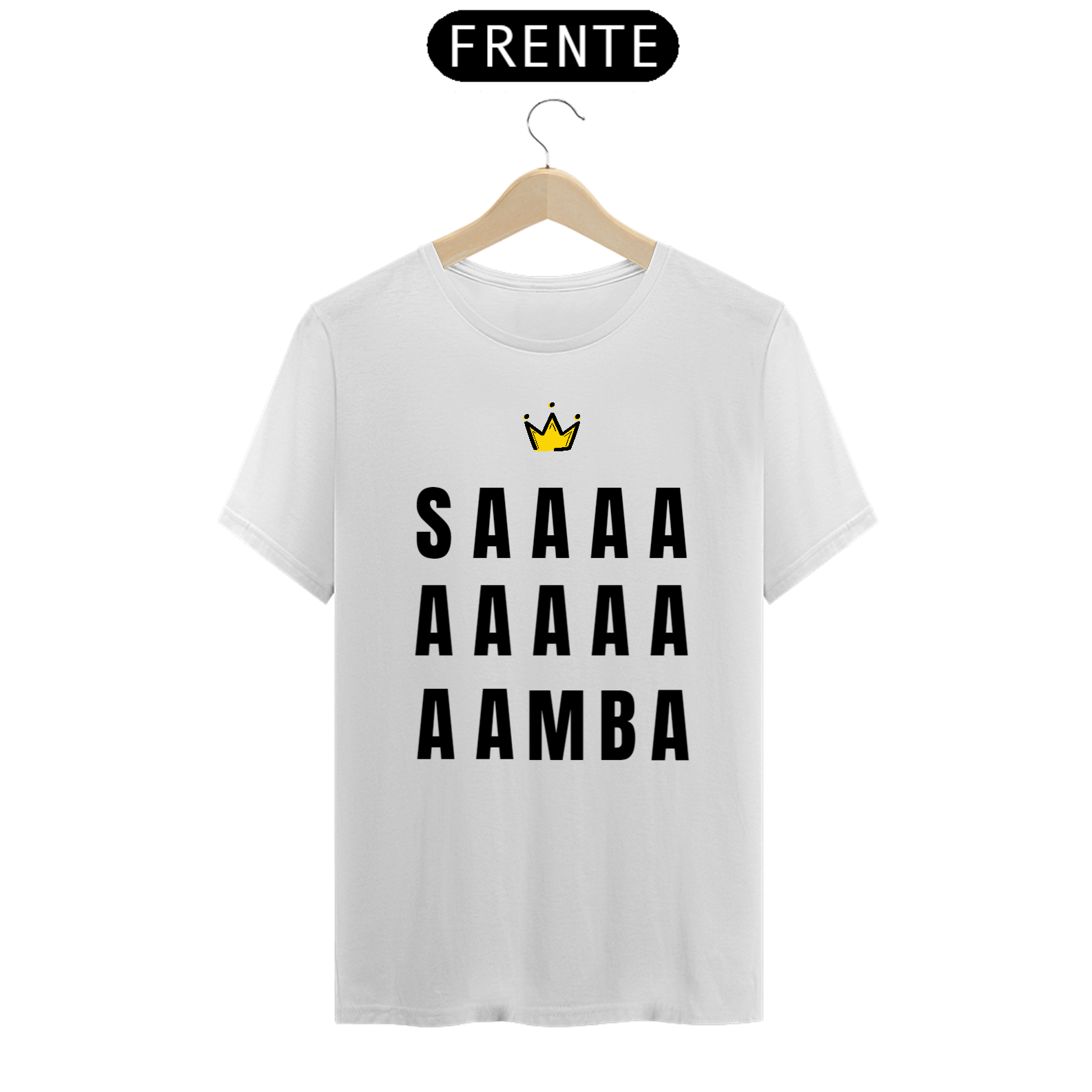 Nome do produto: Camiseta Saaaba Negrosim