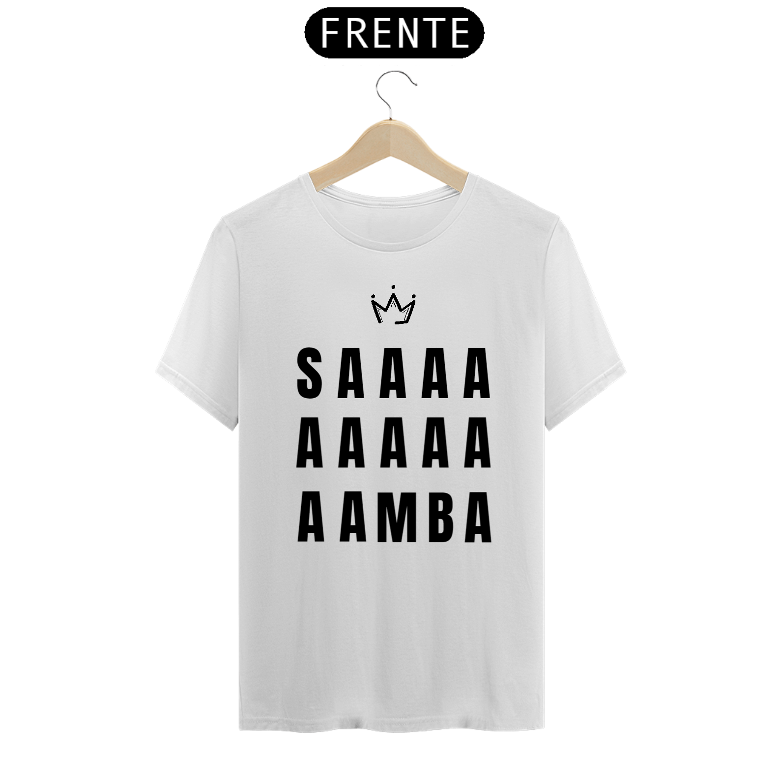 Nome do produto: Camiseta Saaamba Negrosim