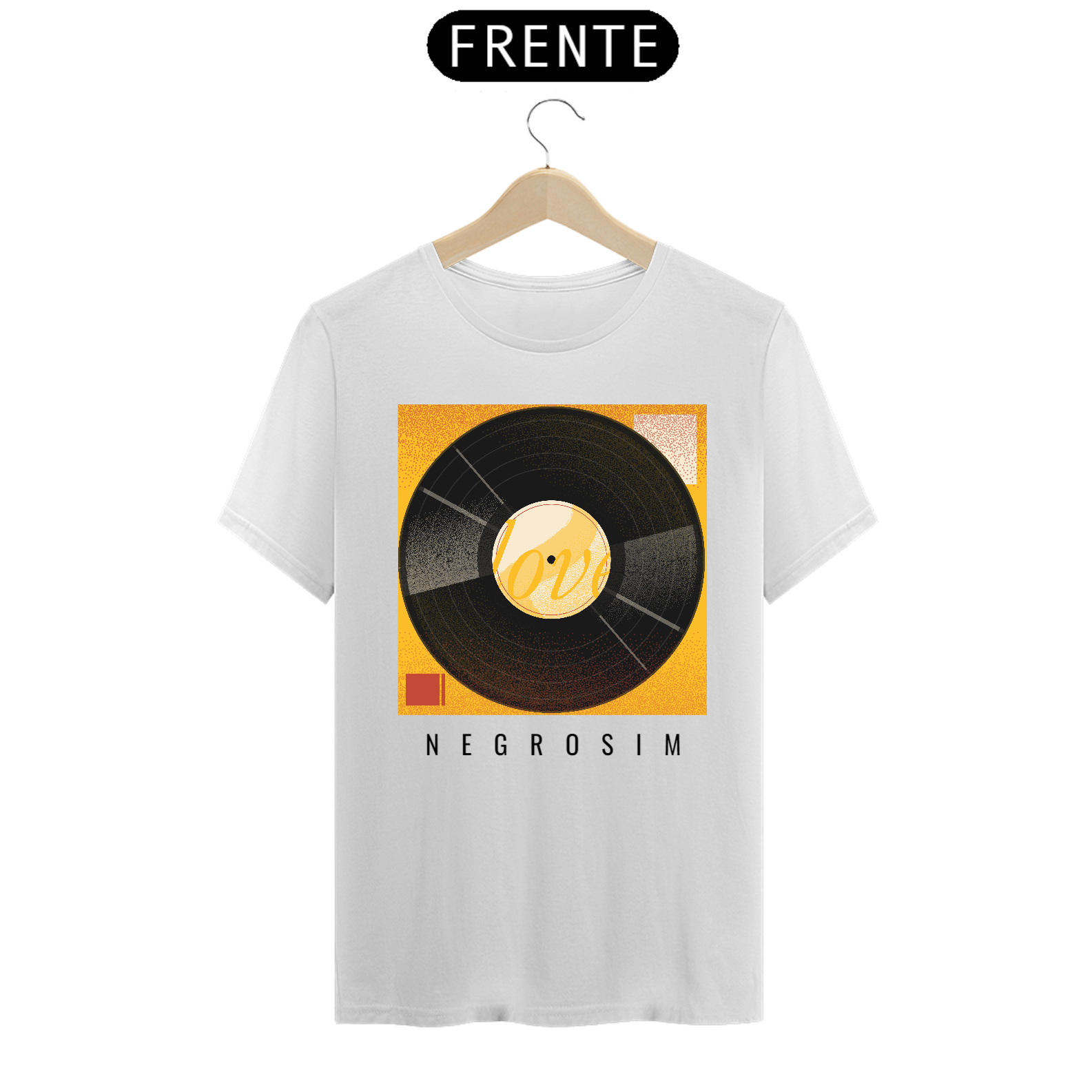 Nome do produto: Camiseta Vinil Negrosim