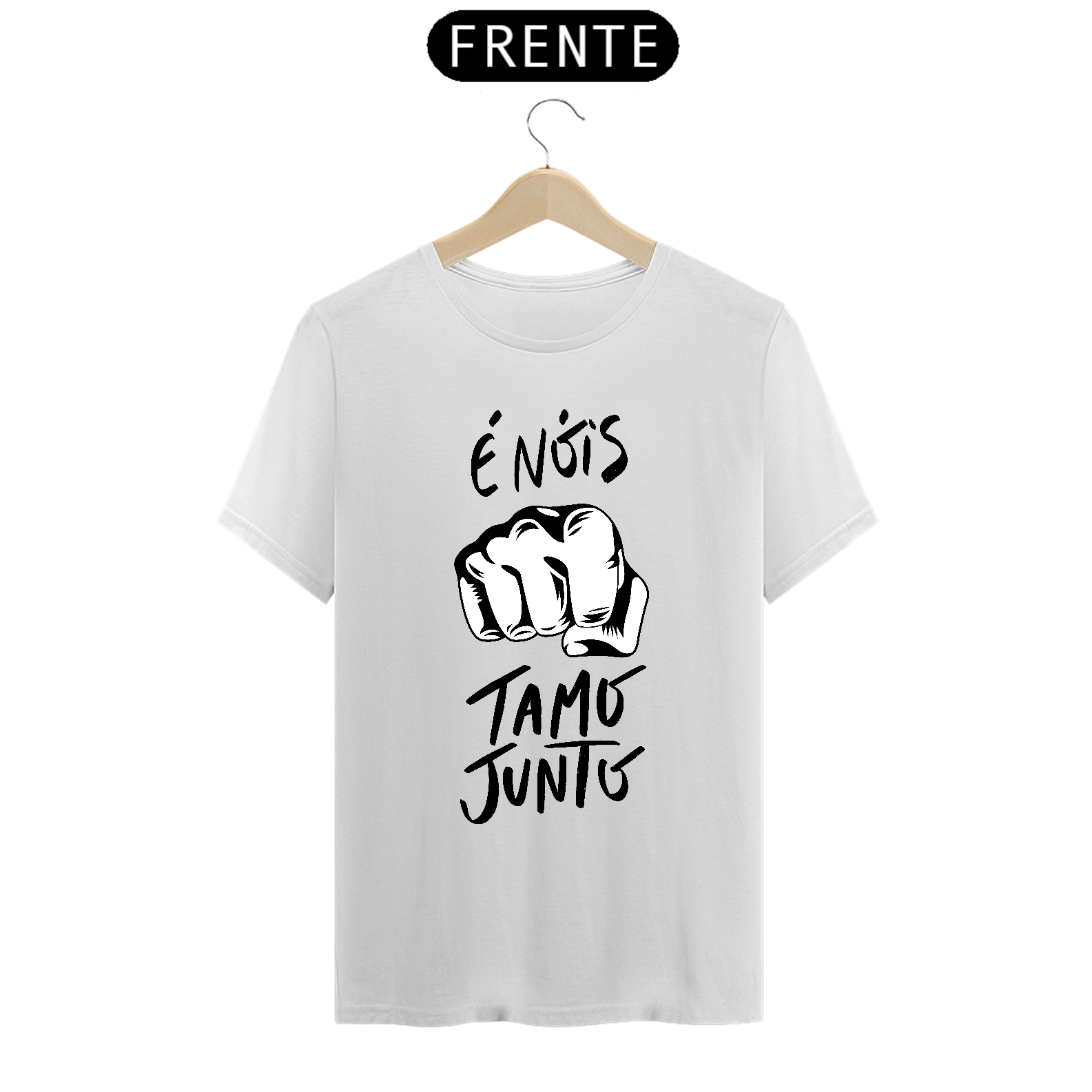 Nome do produto: Camiseta é nóis tamo junto Negrosim