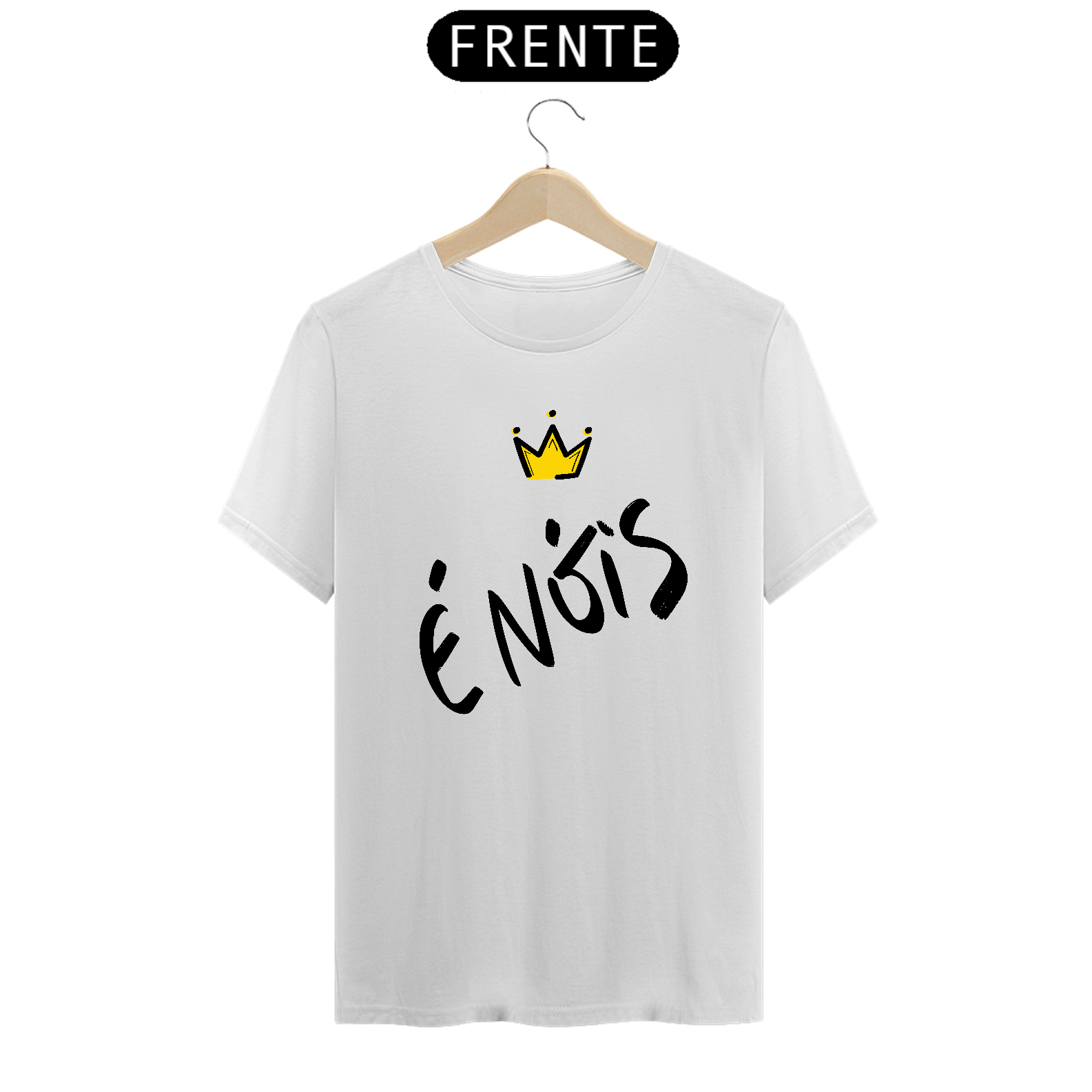 Nome do produto: Camiseta É nóis  Negrosim