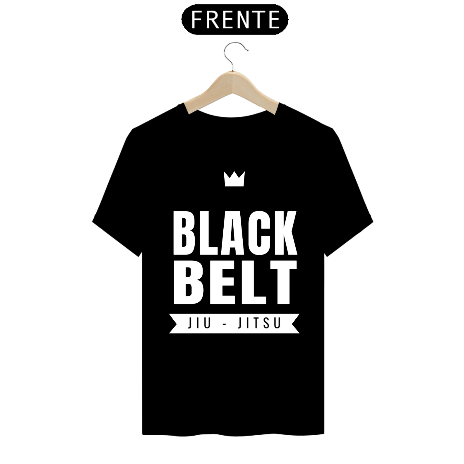 Nome do produto: Camiseta Black Belt Jiu Jitsu