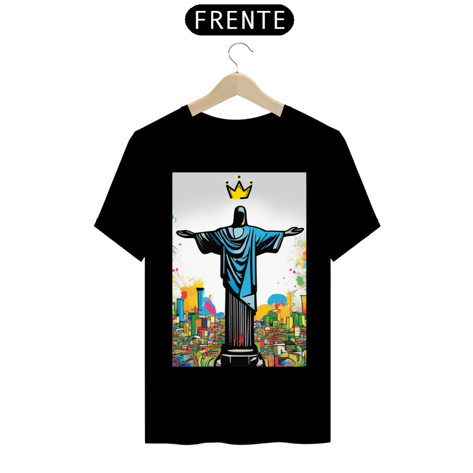 Nome do produto: Camiseta Cristo Redentor Negrosim