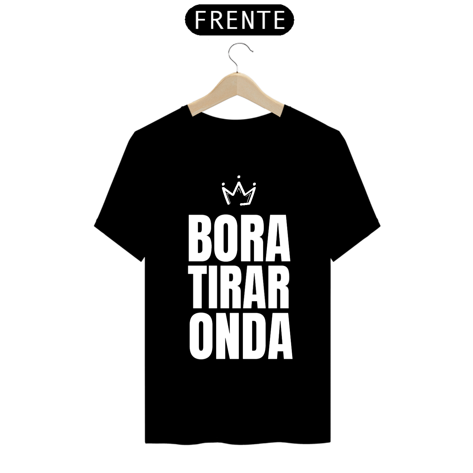 Nome do produto: Camiseta Bora Tirar Onda Negrosim