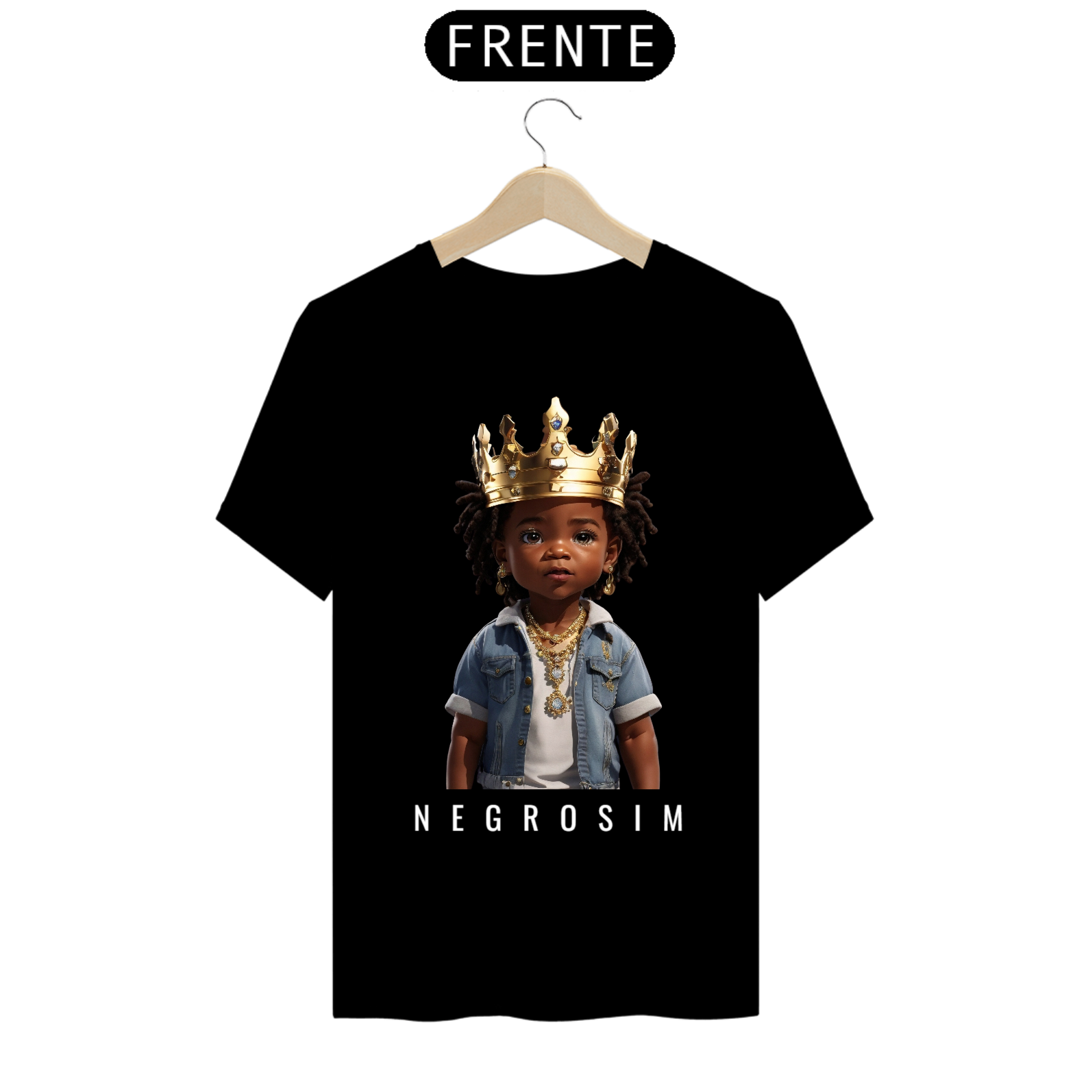 Nome do produto: Camiseta Rei Negrosim