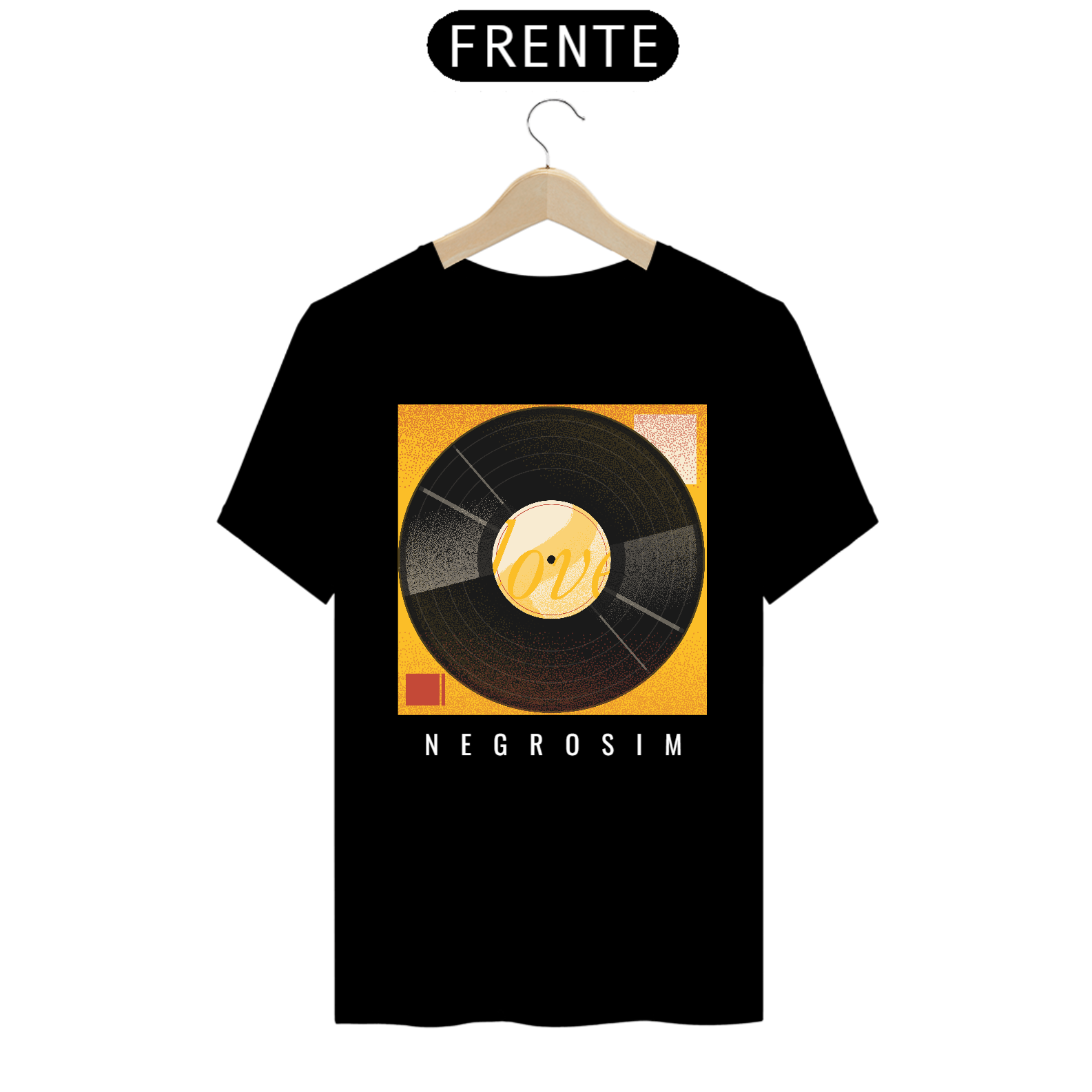 Nome do produto: Camiseta Vinil Negrosim