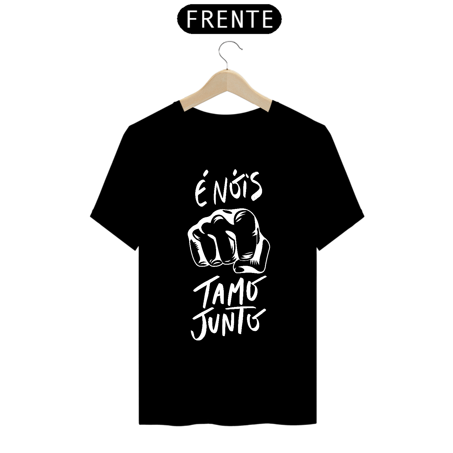 Nome do produto: Camiseta é nóis tamo junto Negrosim