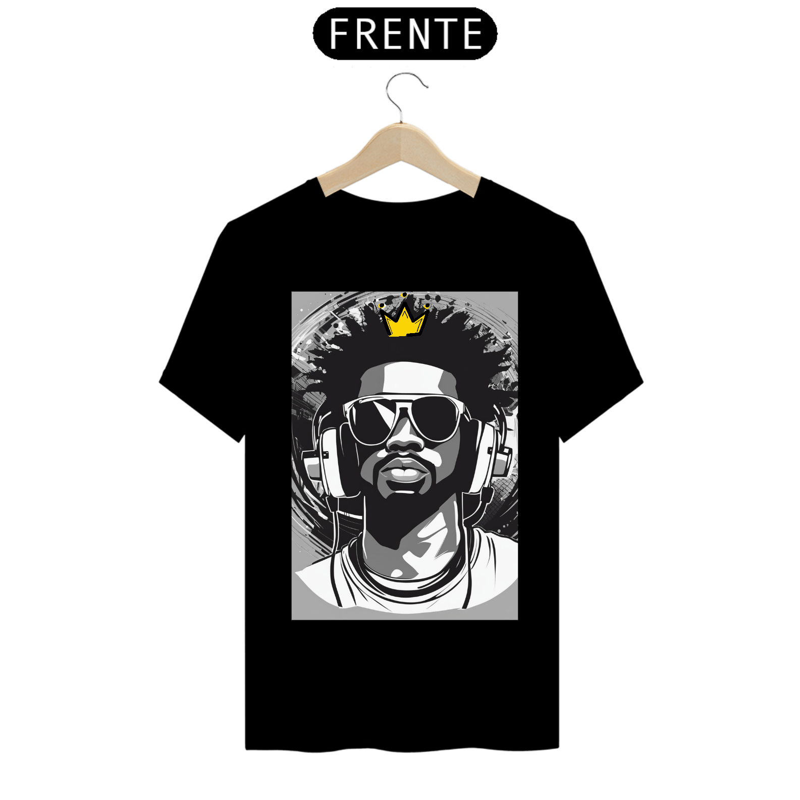 Nome do produto: Camiseta Black Music Megrosim