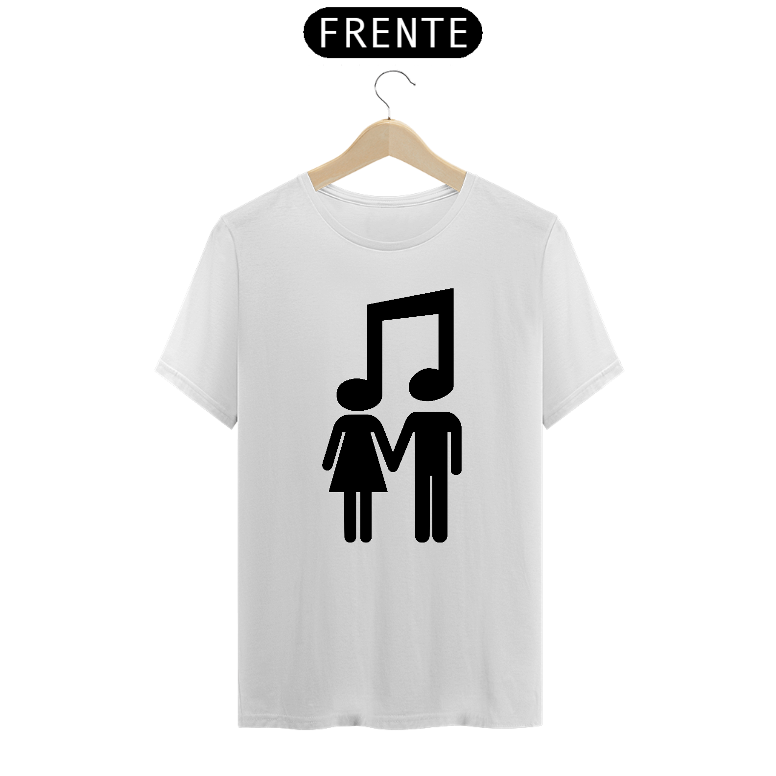 Nome do produto: T-Shirt Unissex Casal do Rock