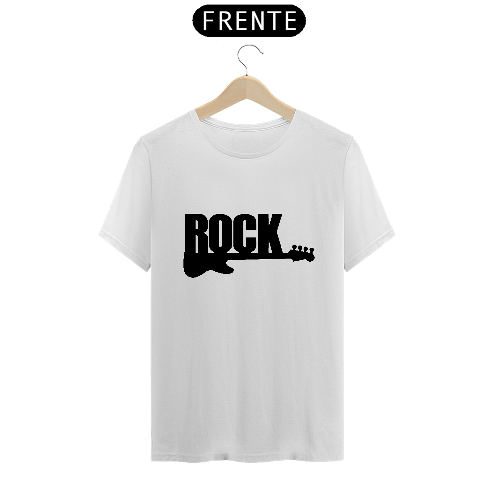 Nome do produto: T-Shirt Unissex Guitarra Rock