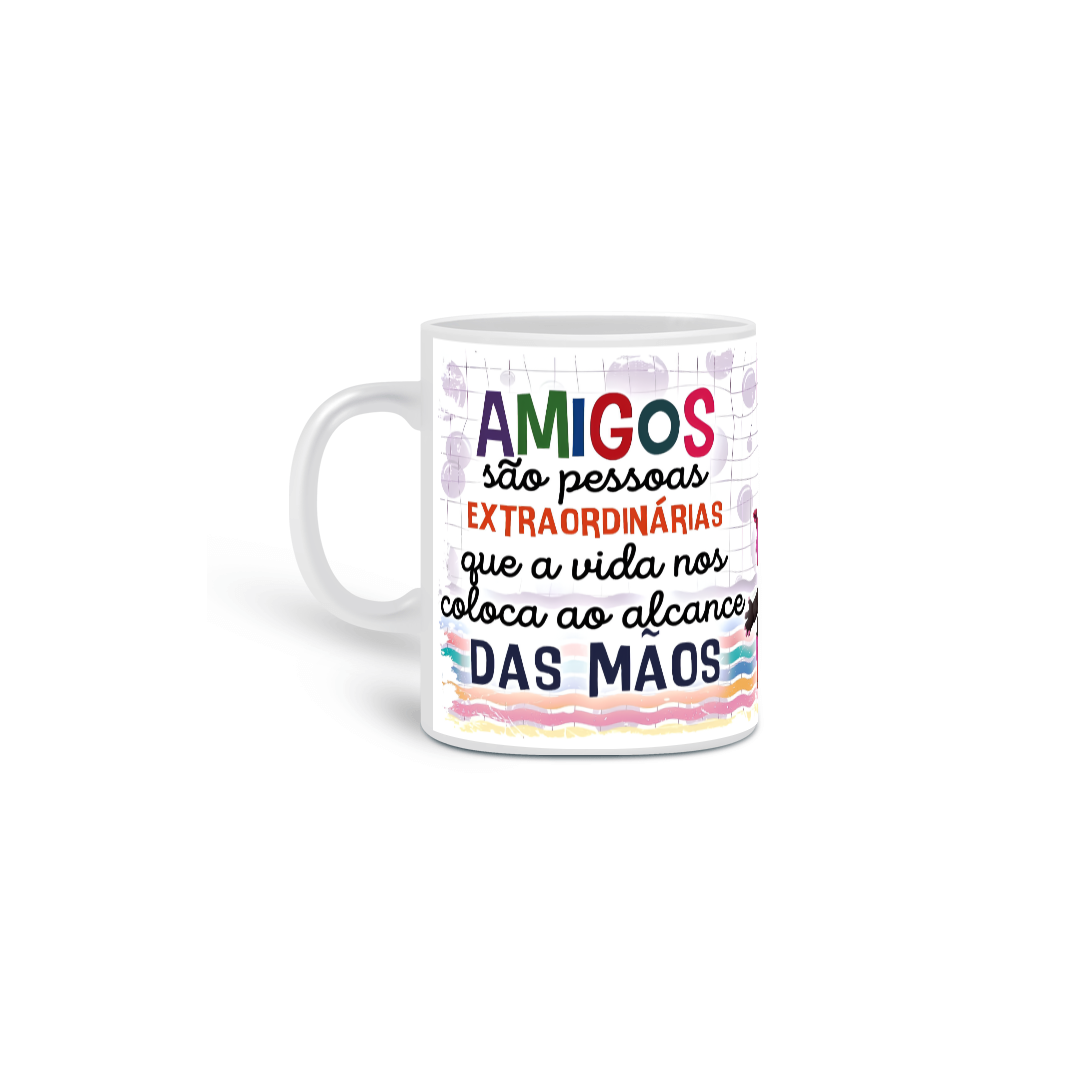 Nome do produto: Caneca Amigos Divertidamente