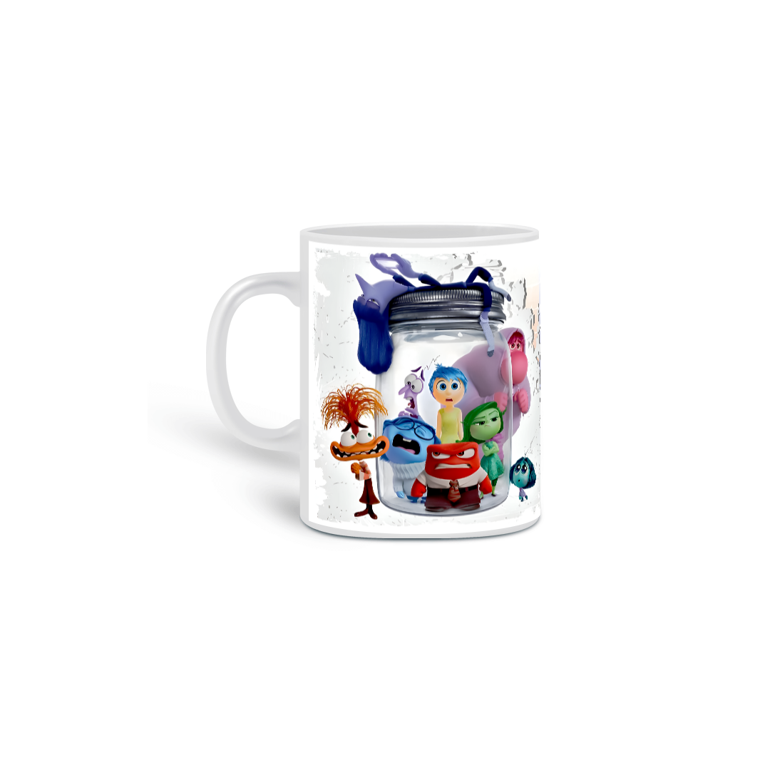 Nome do produto: Caneca com Café e Amigos Divertidamente
