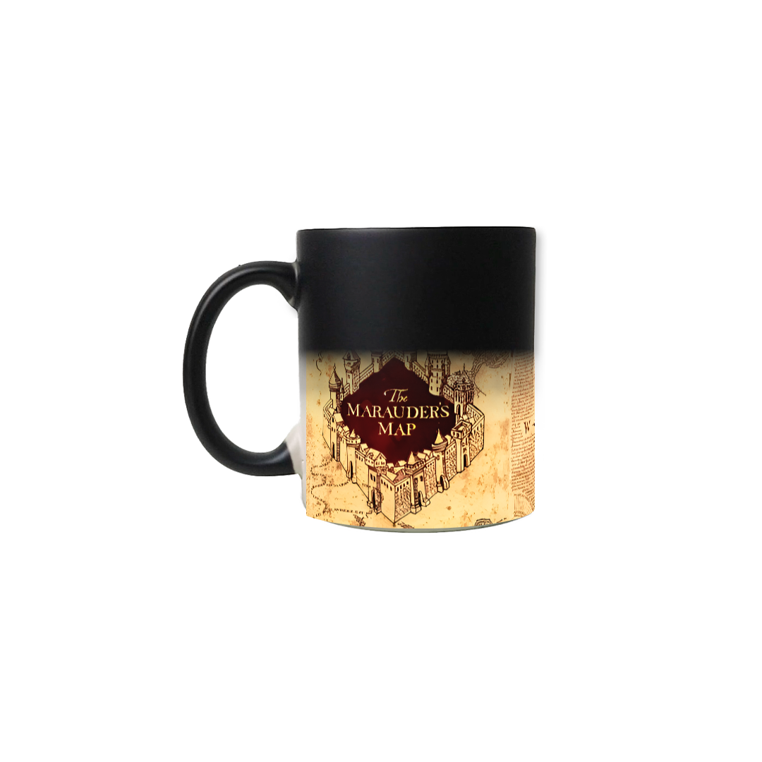 Nome do produto: Caneca Mágica Mapa do Maroto - Harry Potter
