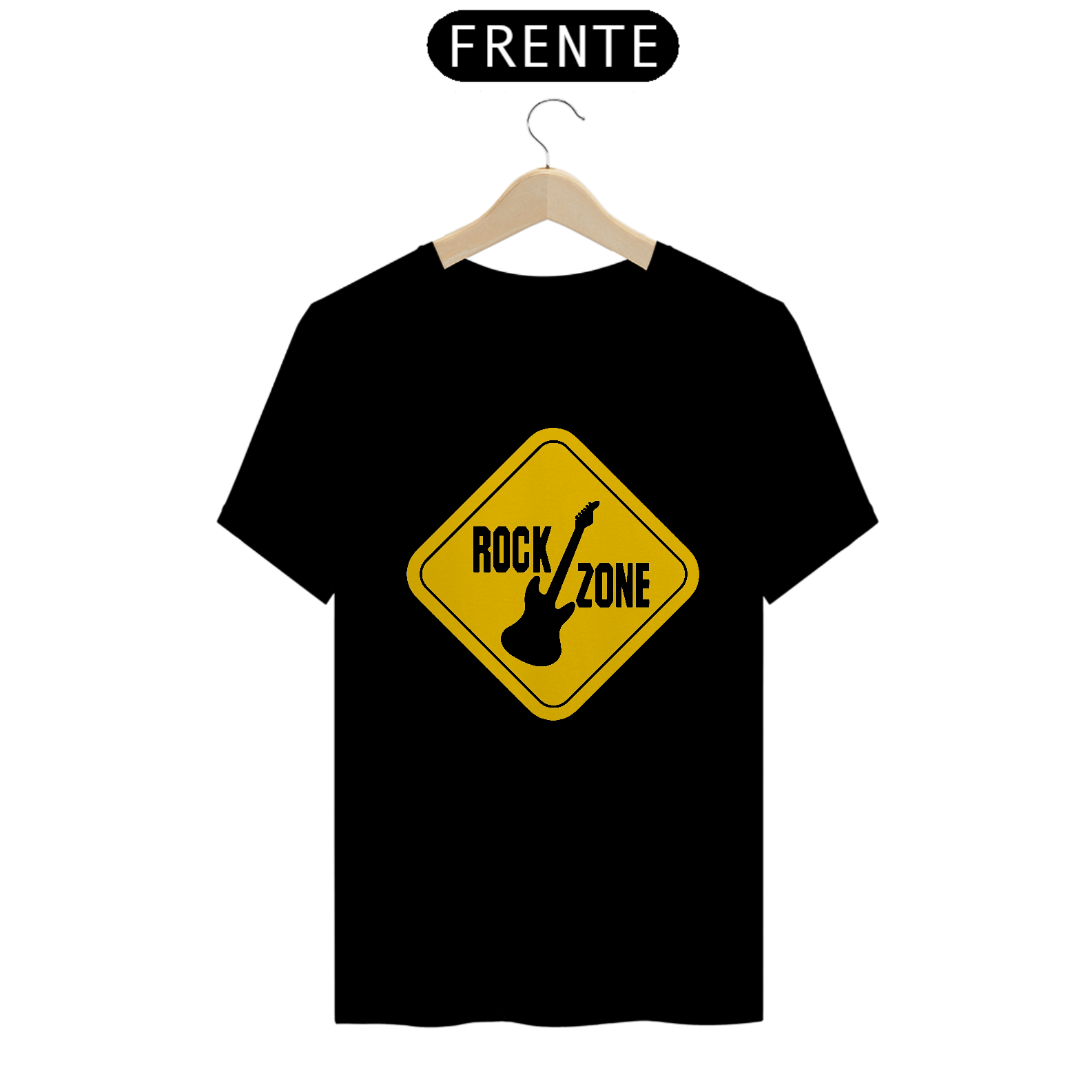 Nome do produto: T-Shirt Unissex Rock Zone