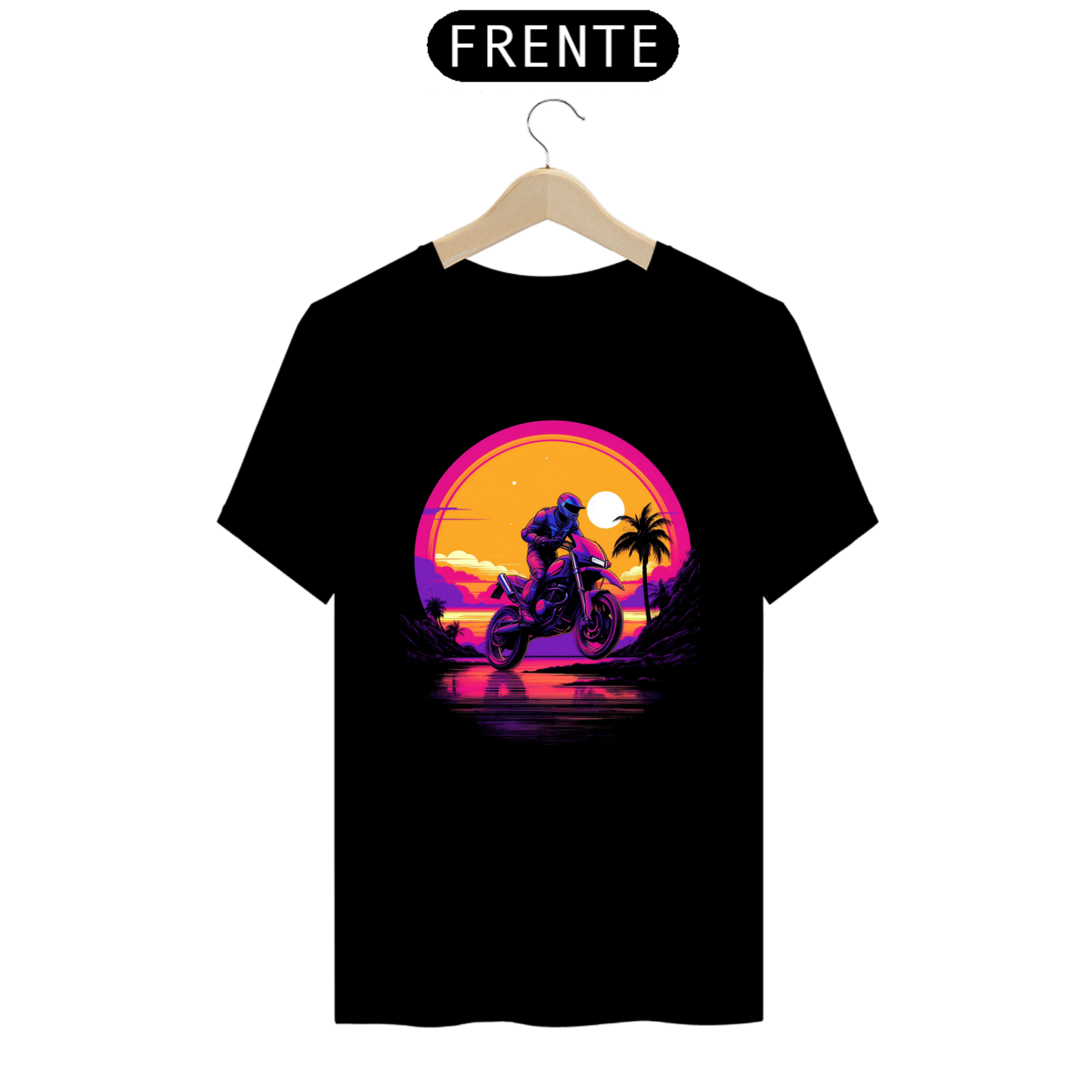 Nome do produto: Moto Por do Sol Vintage