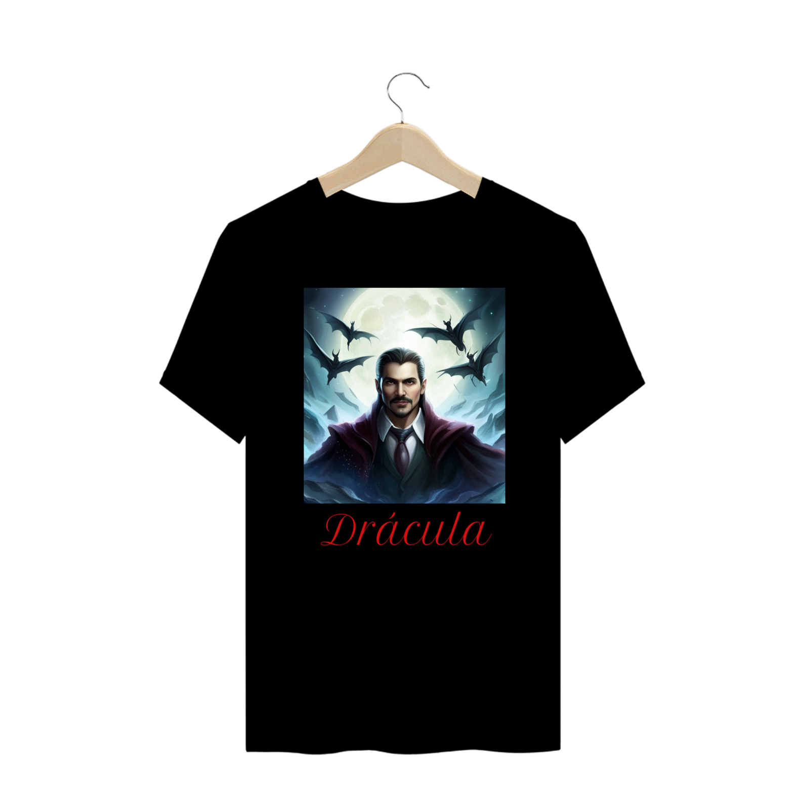 Nome do produto: Camiseta Drácula (Plus Size)