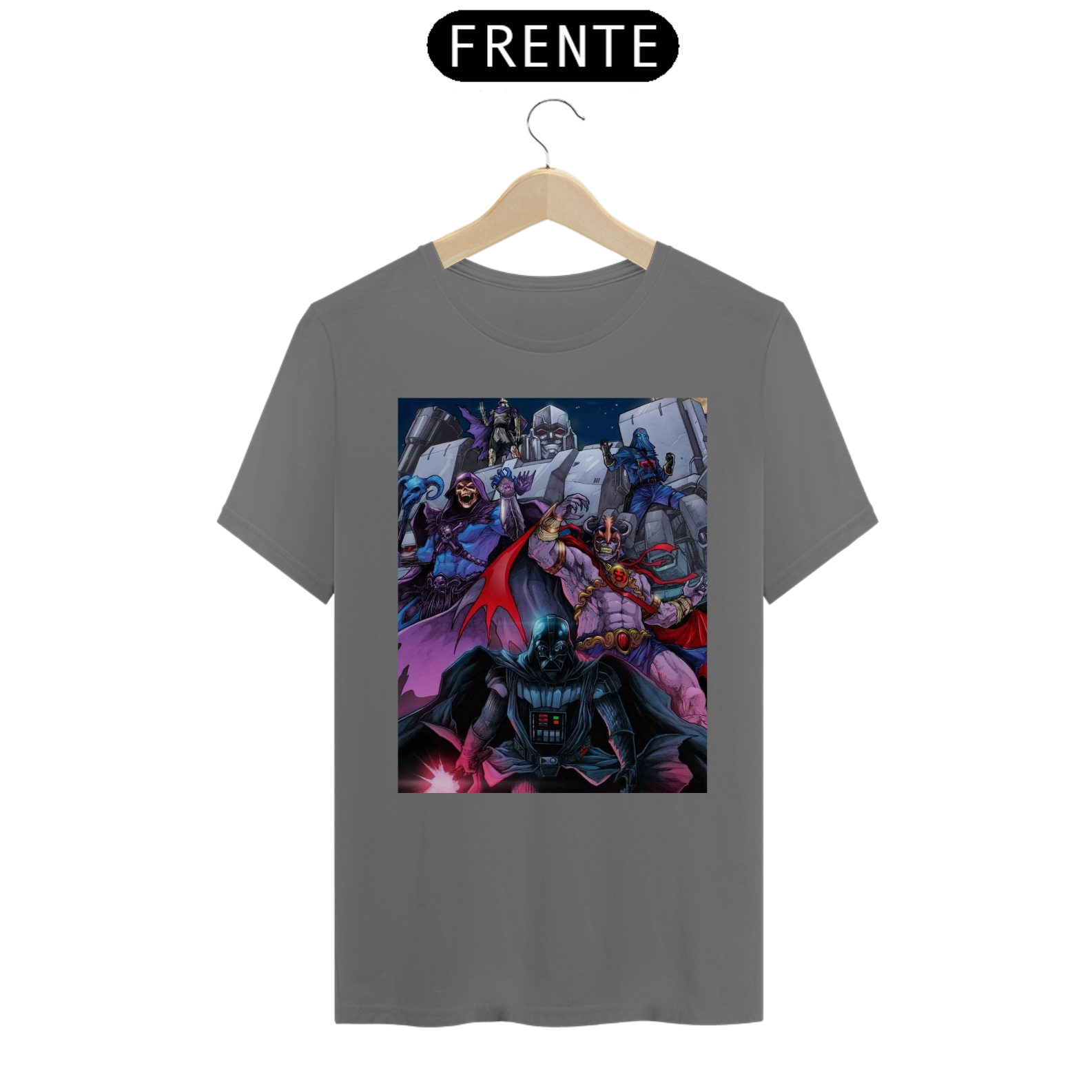 Nome do produto: Camiseta T-Shirt Estonada Vilões Anos 80 