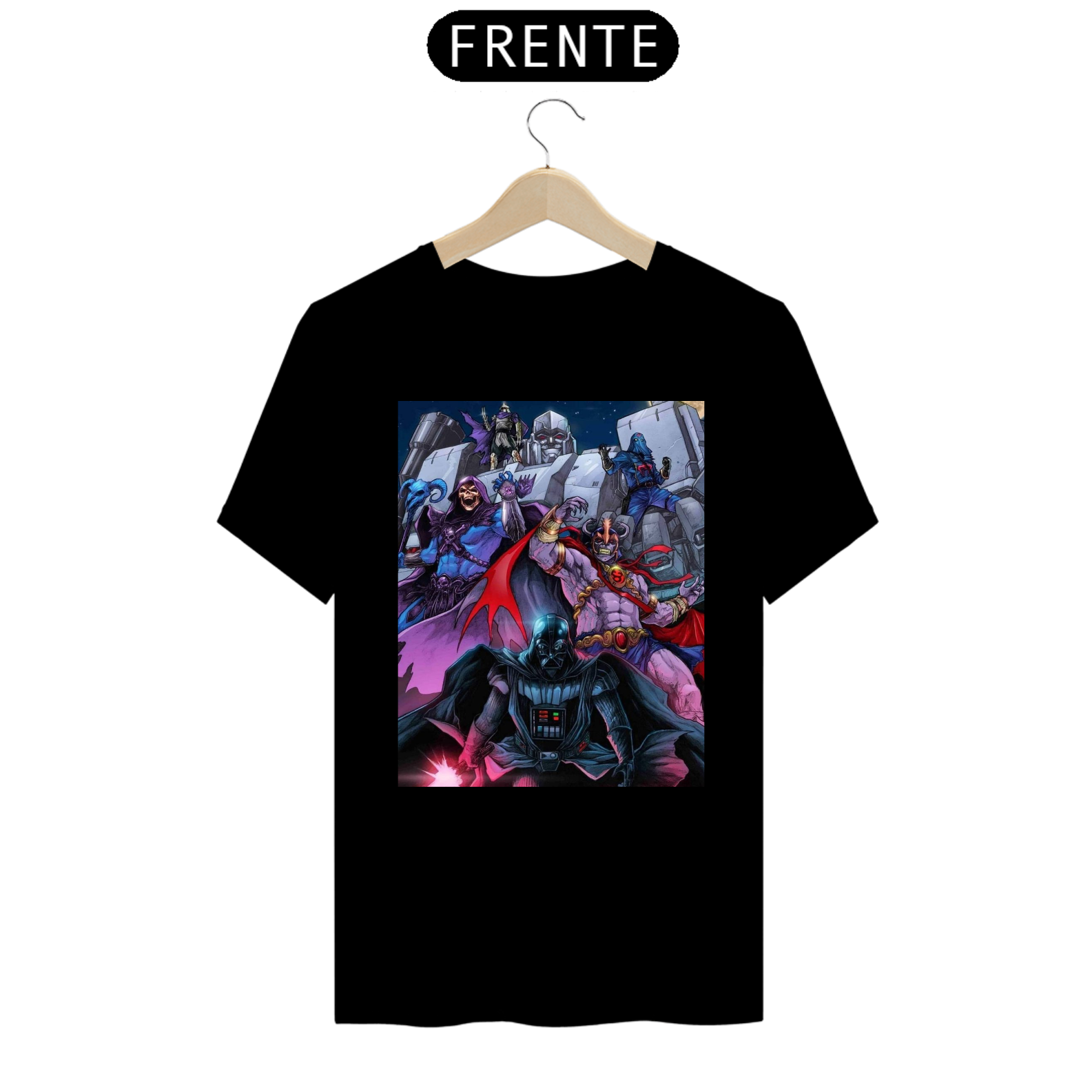 Nome do produto: Camiseta Vilões anos 80  T-SHIRT PRIME 