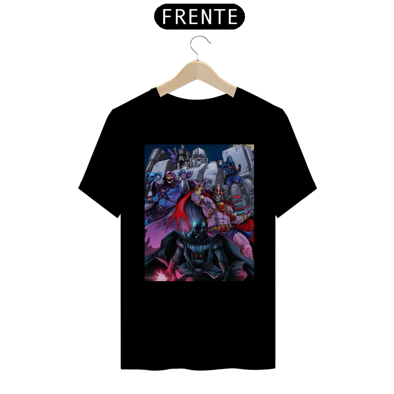 Nome do produto: Camiseta T-Shiet Quality Vilões Anos 80 