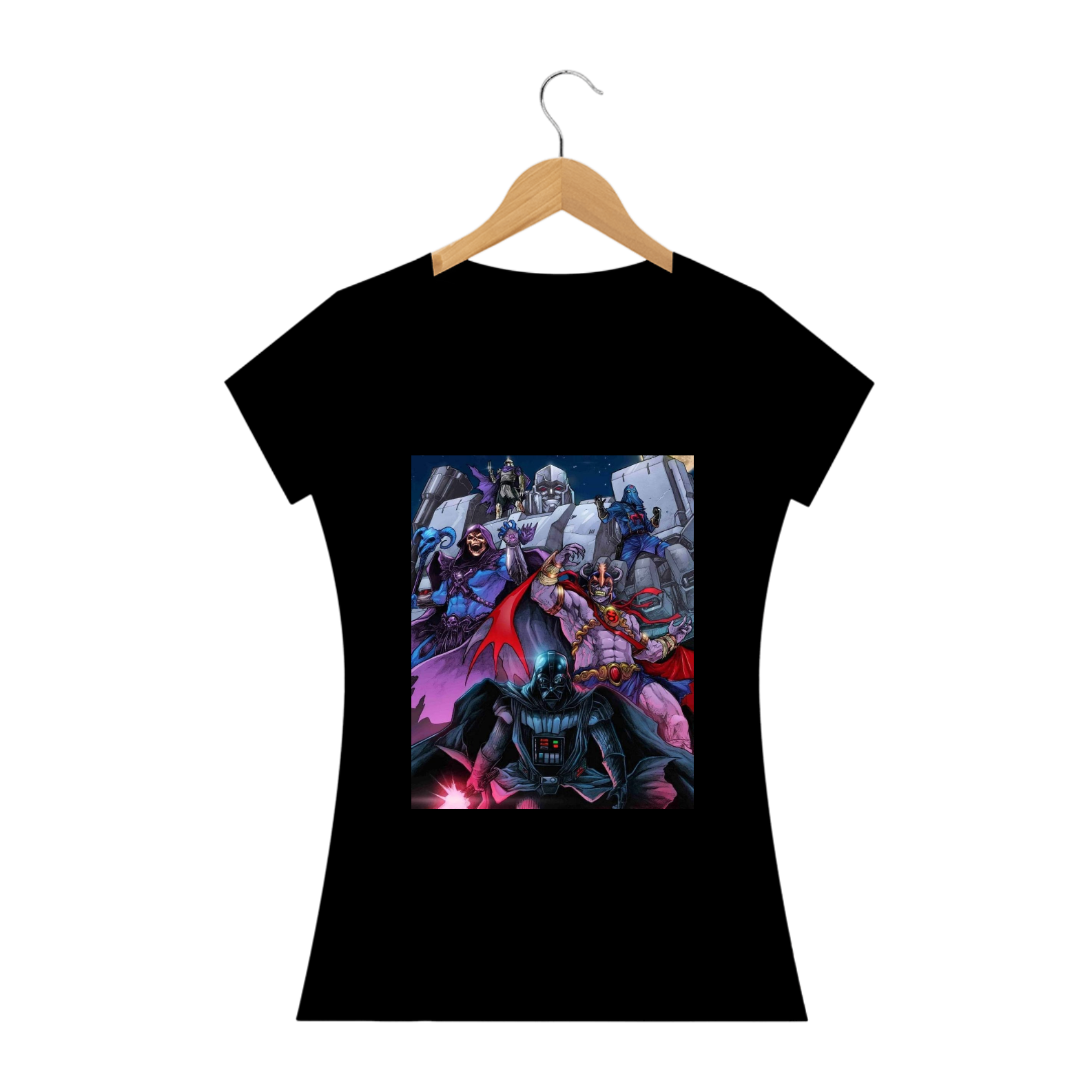 Nome do produto: Camiseta Baby Long Quality Viloes Anos 80 