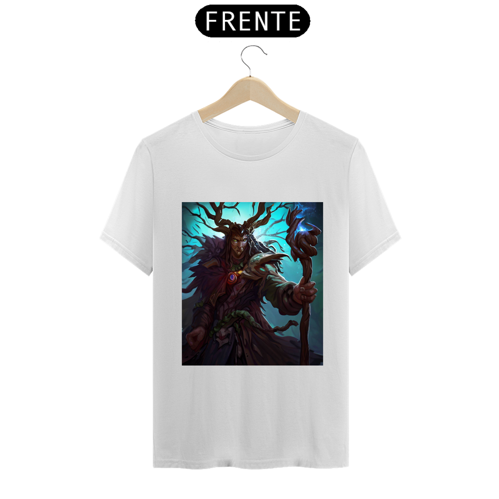 Nome do produto: Camiseta Druida Druid Classe RPG MMORPG Games Jogos