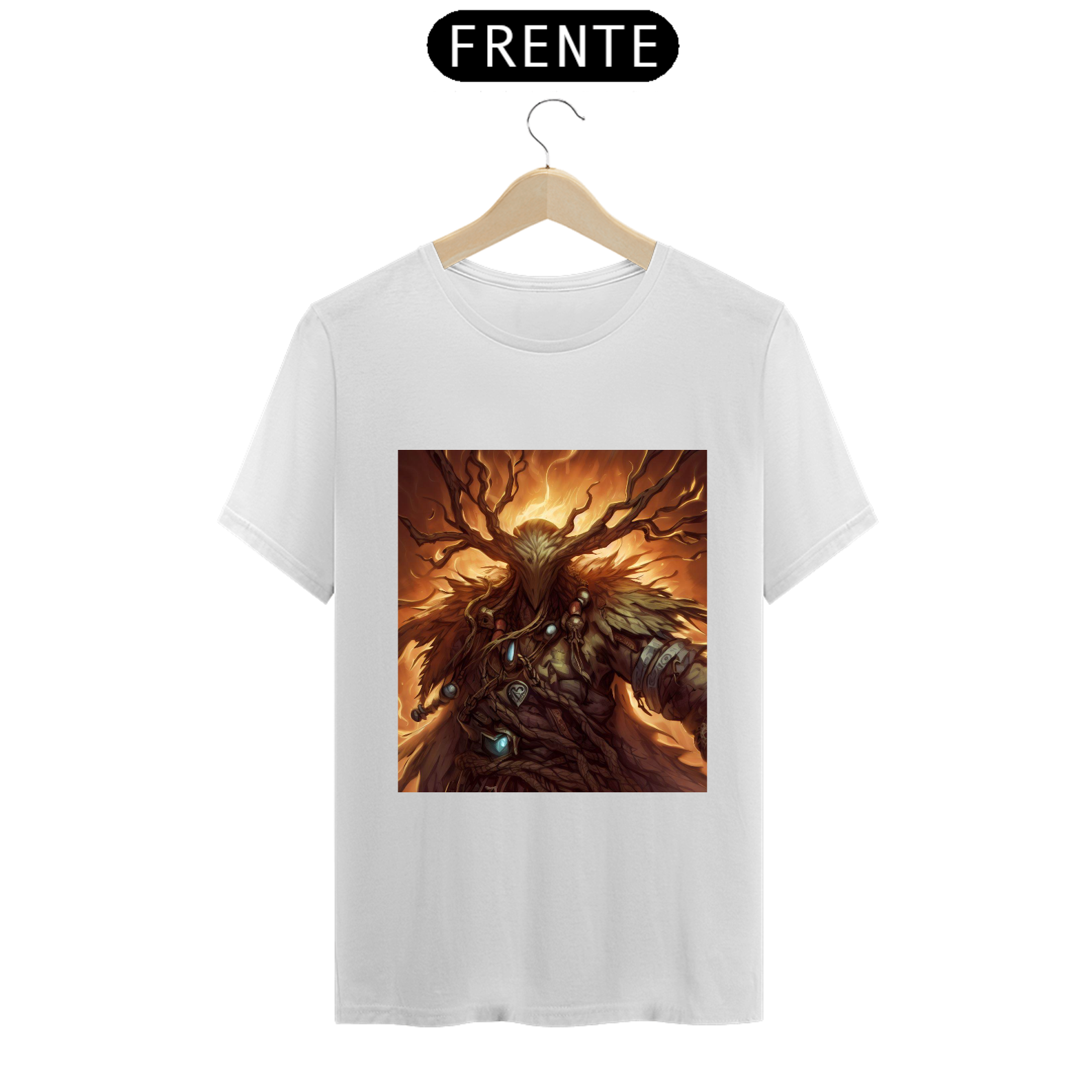Nome do produto: Camiseta Druida Druid Classe RPG MMORPG Games Jogos