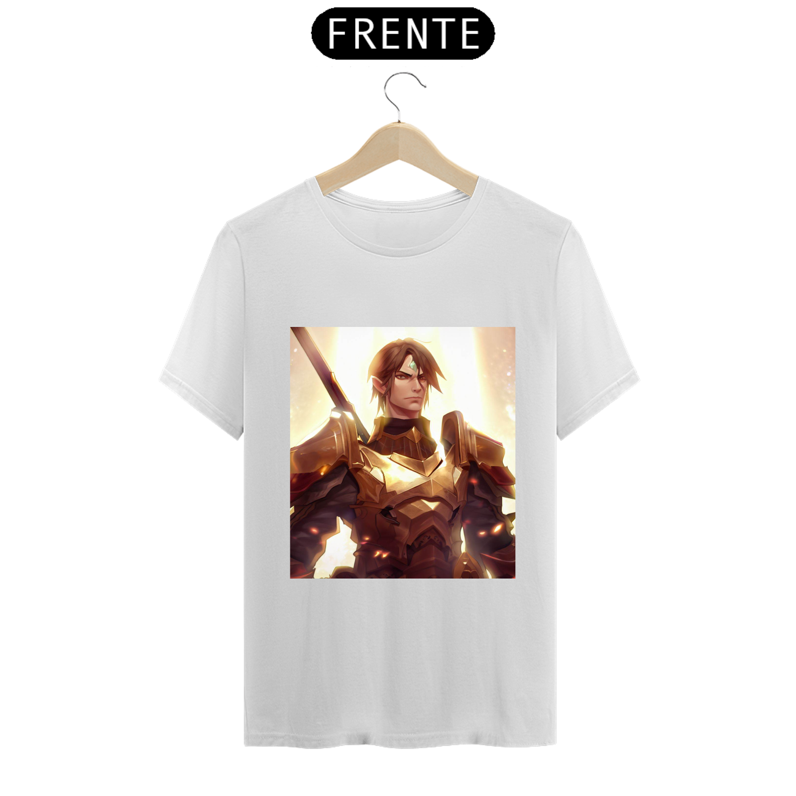 Nome do produto: Camiseta Classe Guerreiro Warrior MMORPG RPG Fantasia Games Jogos 3
