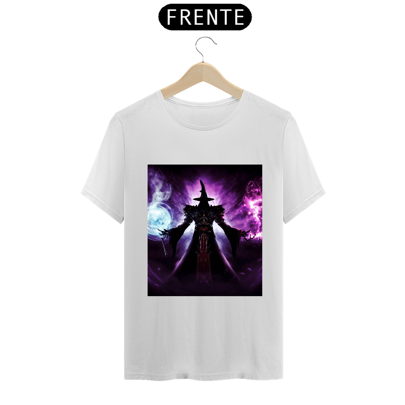 Nome do produto: Camiseta Classe Black Mage Mago Negro MMORPG RPG Games Jogos 8
