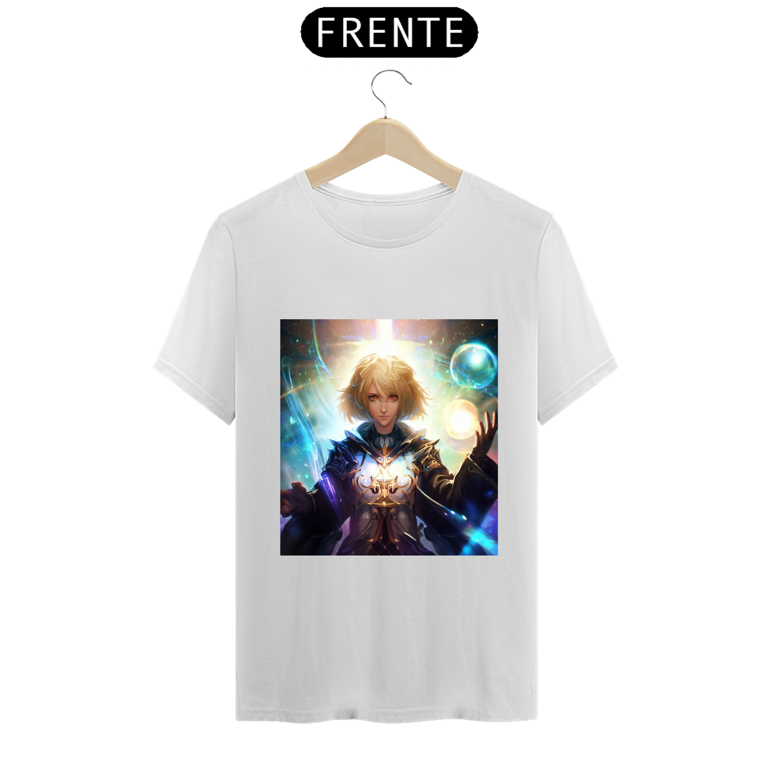 Nome do produto: Camiseta White Mage Classe Mago Branco MMORPG RPG Fantasia 2
